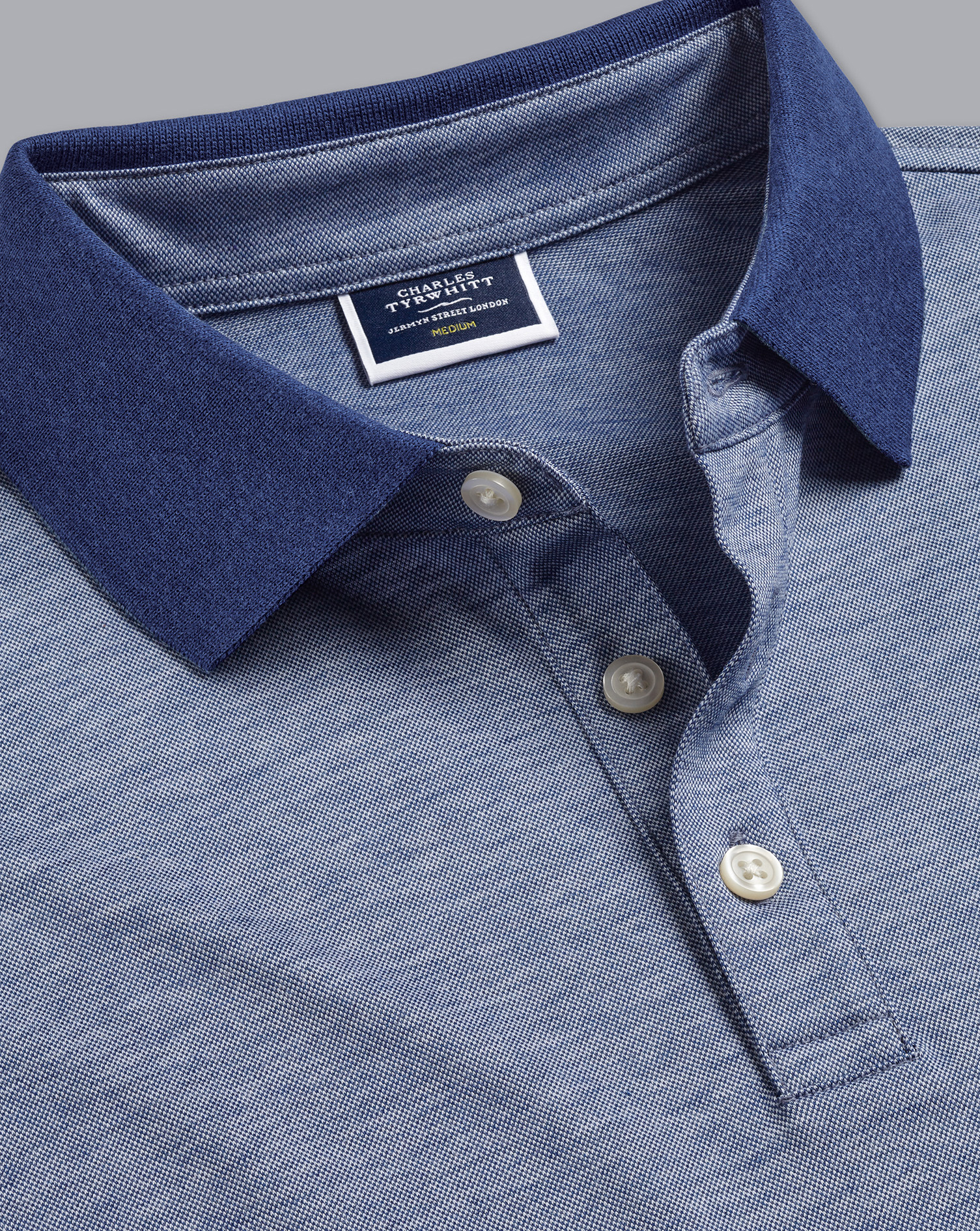 Birdseye Pique Polo - Royal Blue