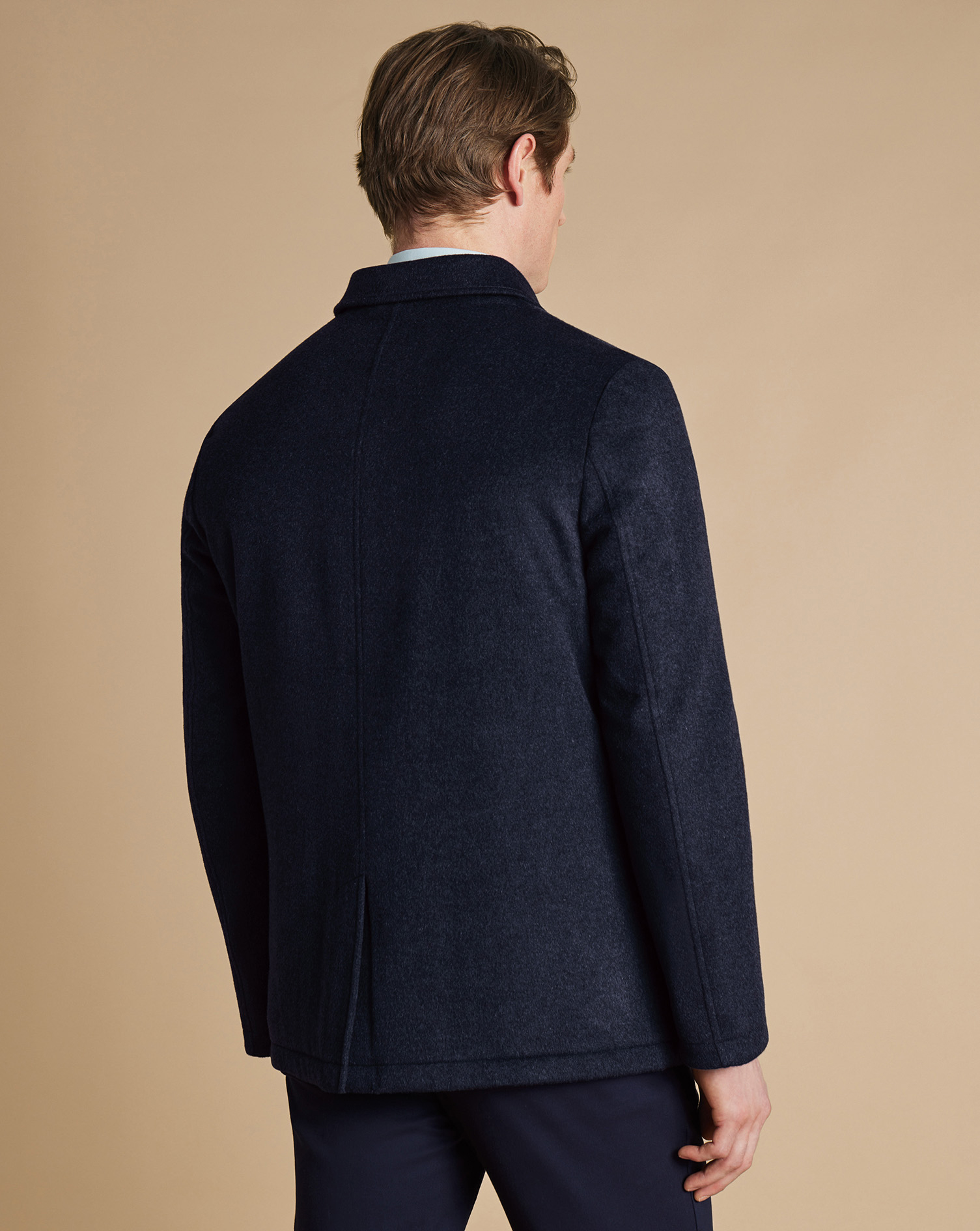 Wool City Coat - Navy