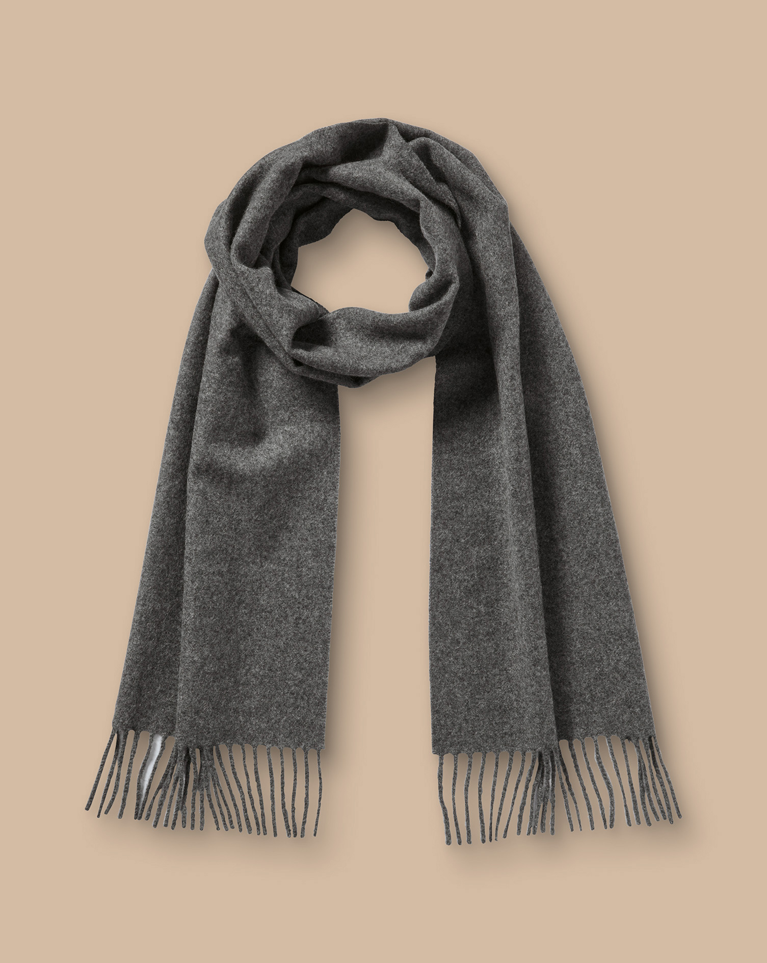 Cashmere Scarf - Mid Grey