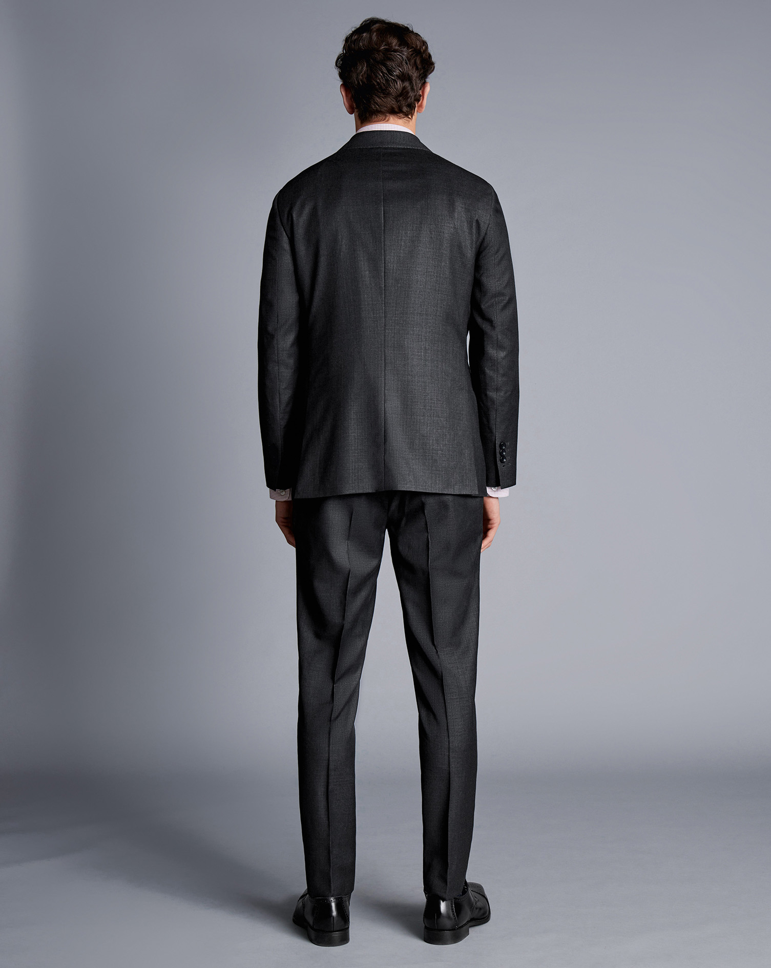 Italian Luxury Suit - Charcoal Grey