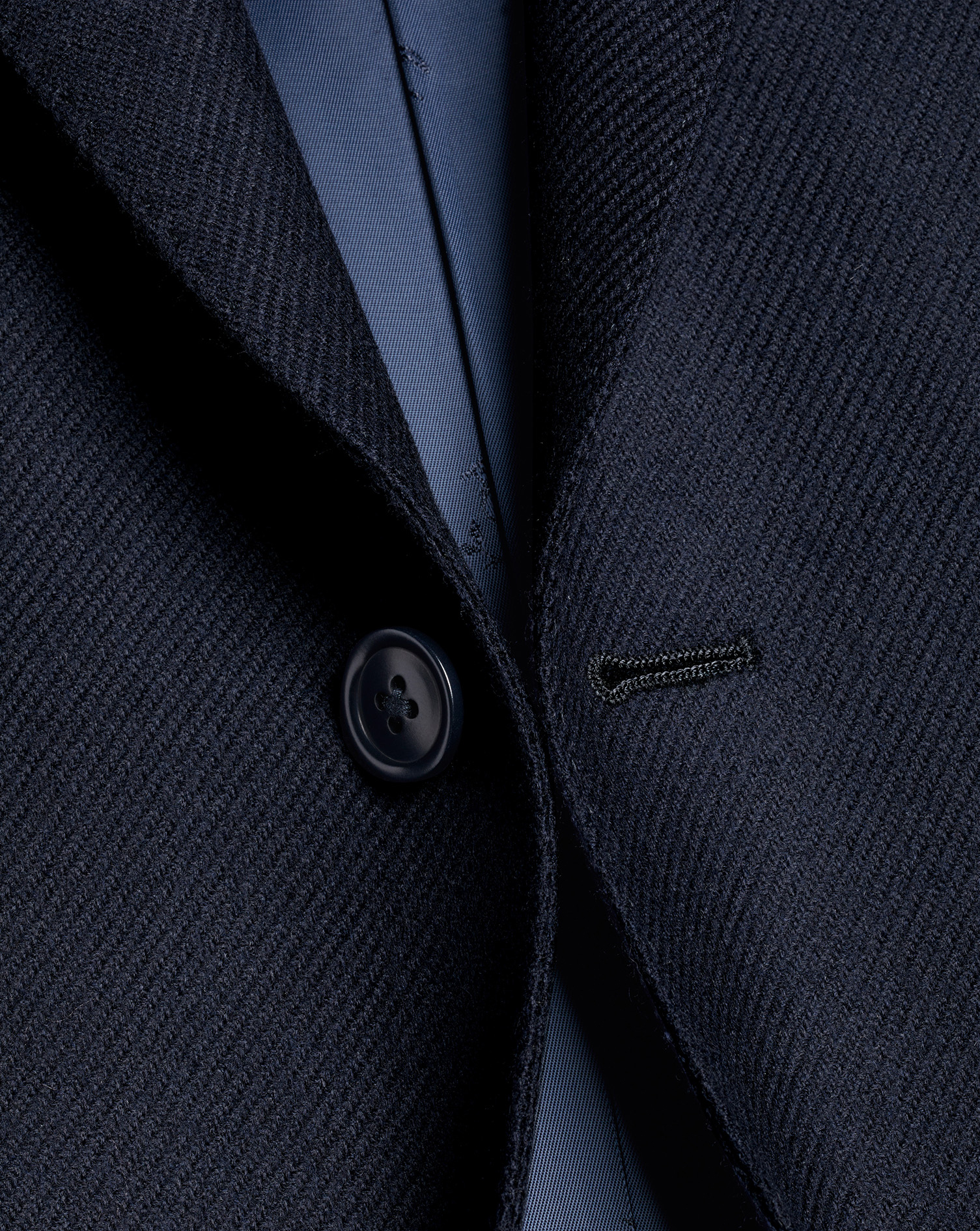 Wool Silk Jacket - French Navy