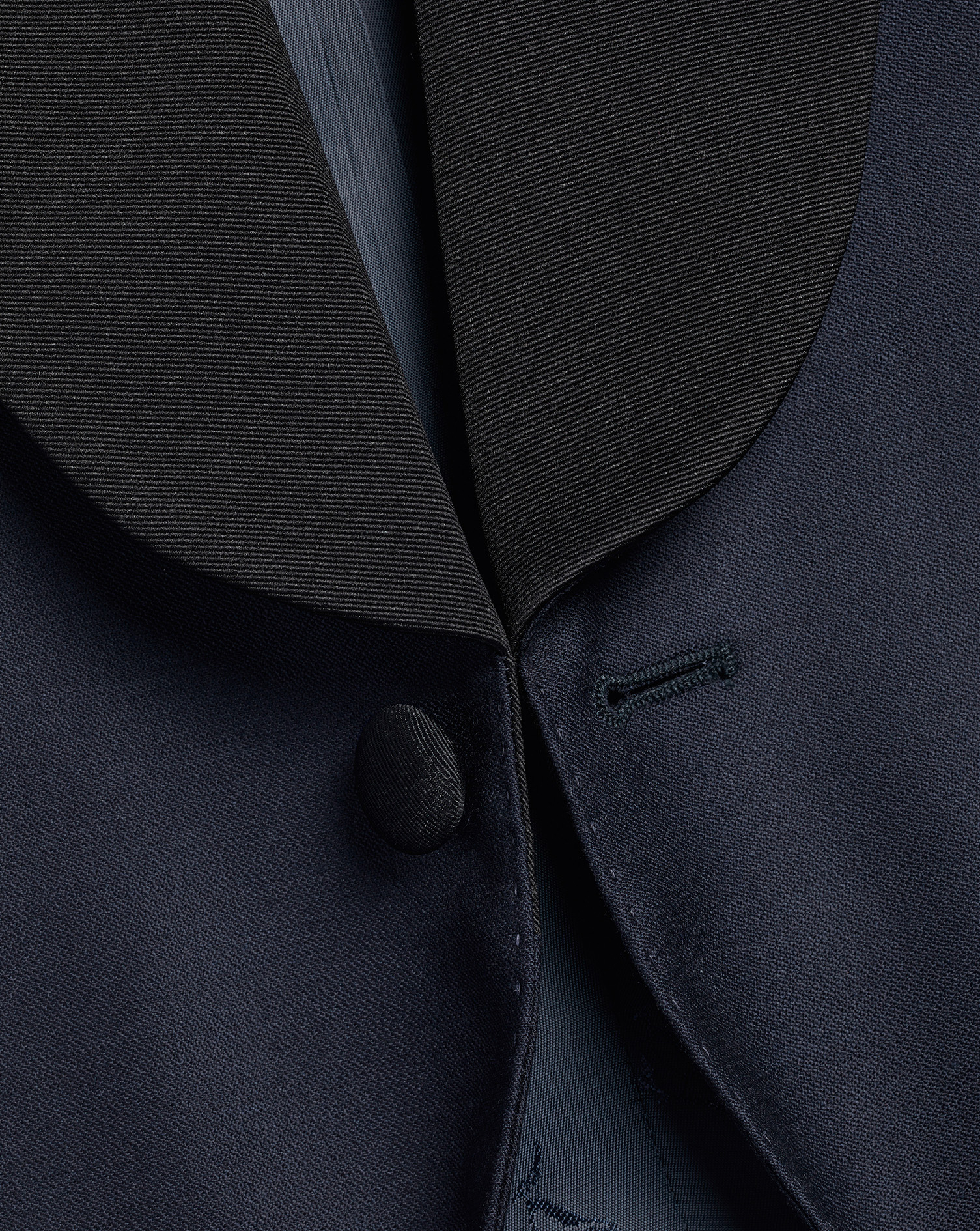 Shawl Lapel Dinner Suit Jacket - Dark Navy