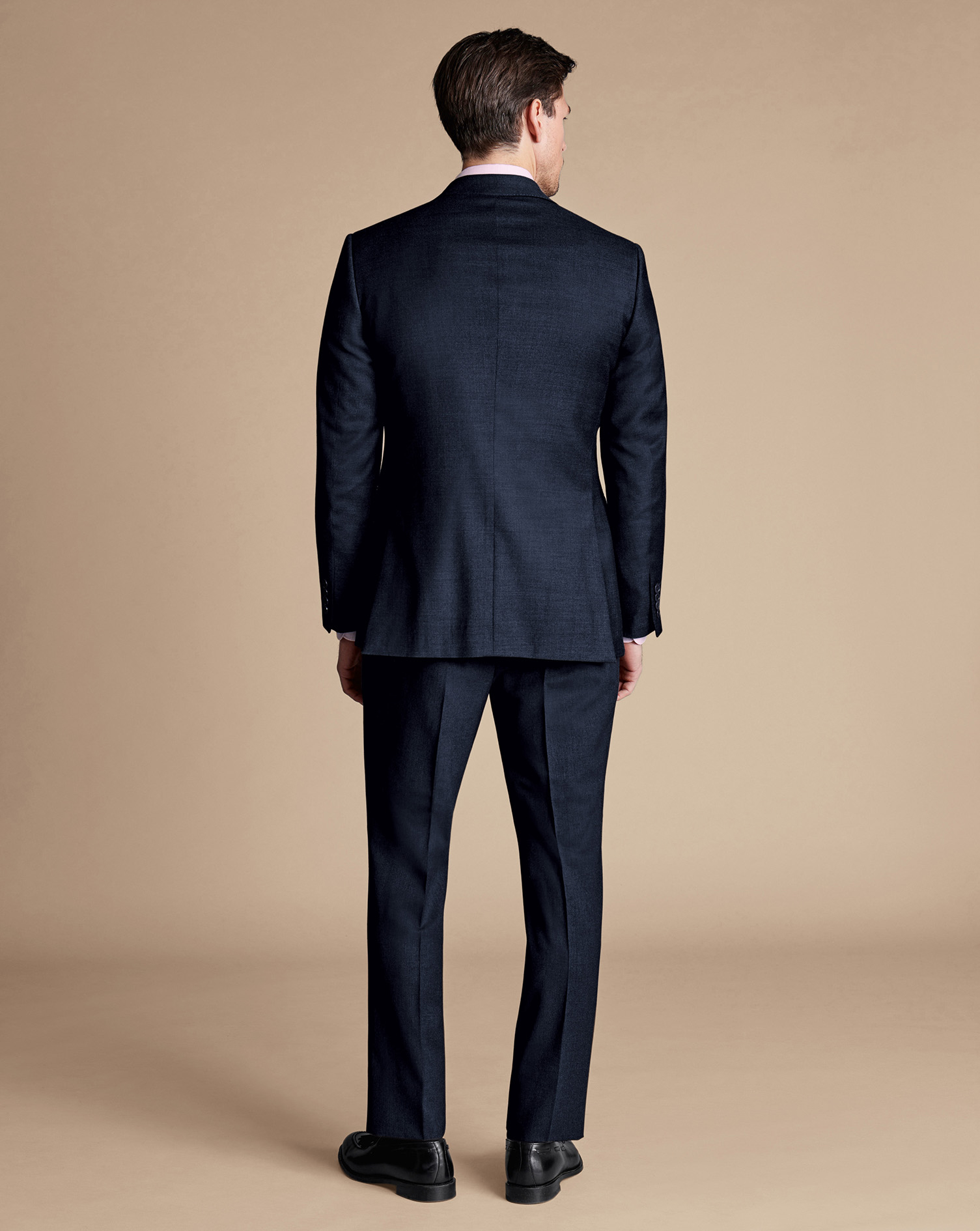 Natural Stretch Twill Suit Jacket - Navy