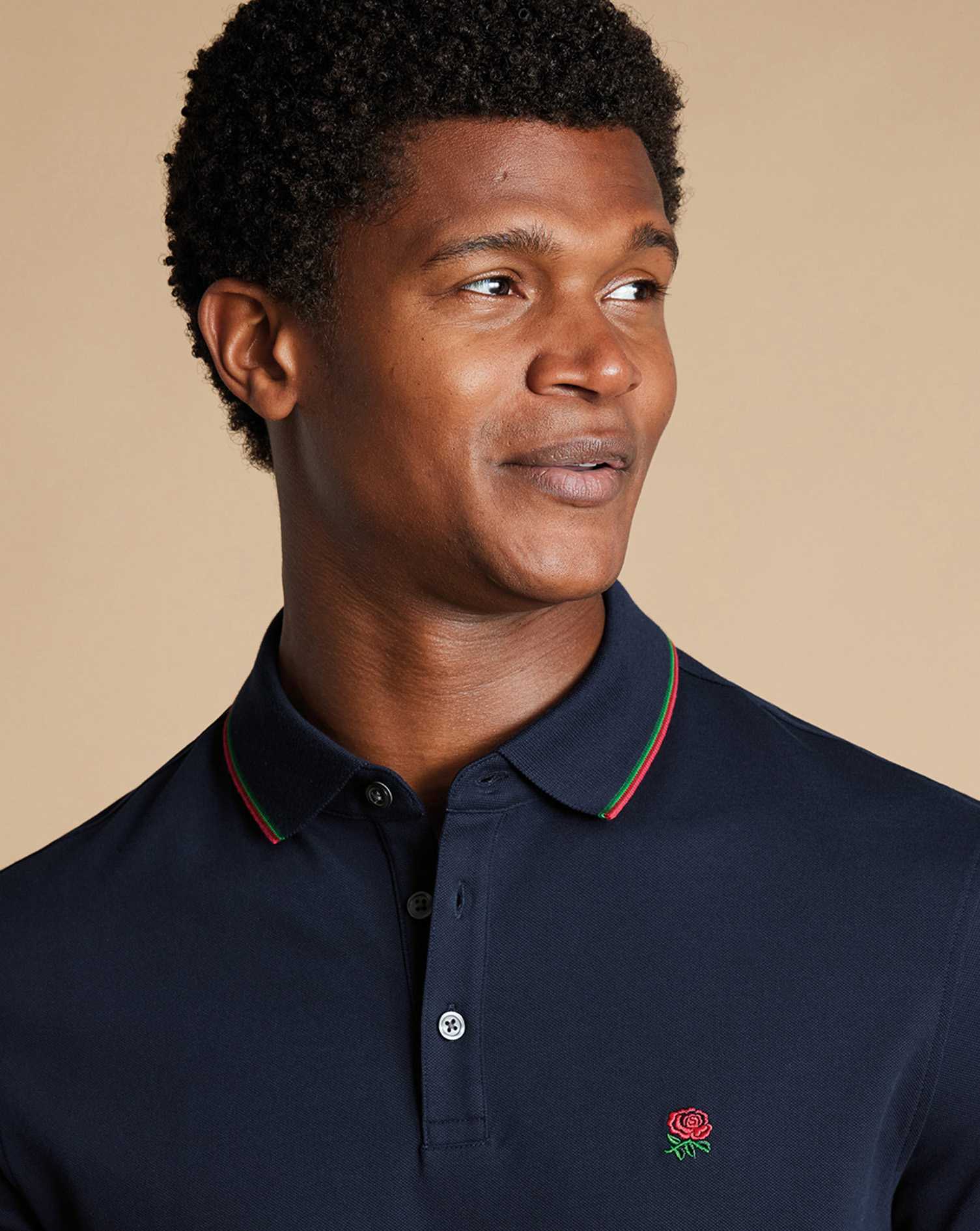 England Rugby Pique Polo - Navy