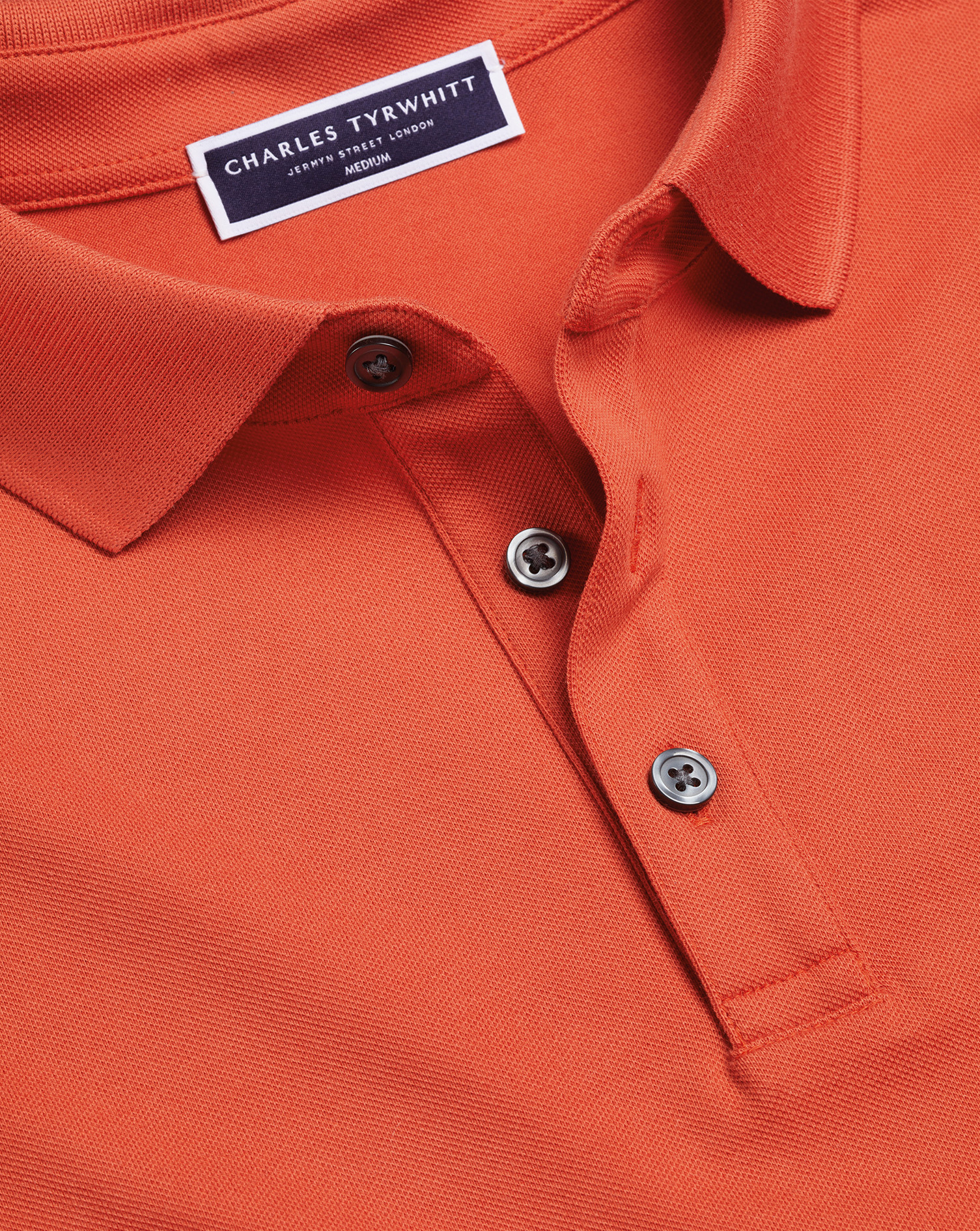 Tyrwhitt Pique Polo - Orange