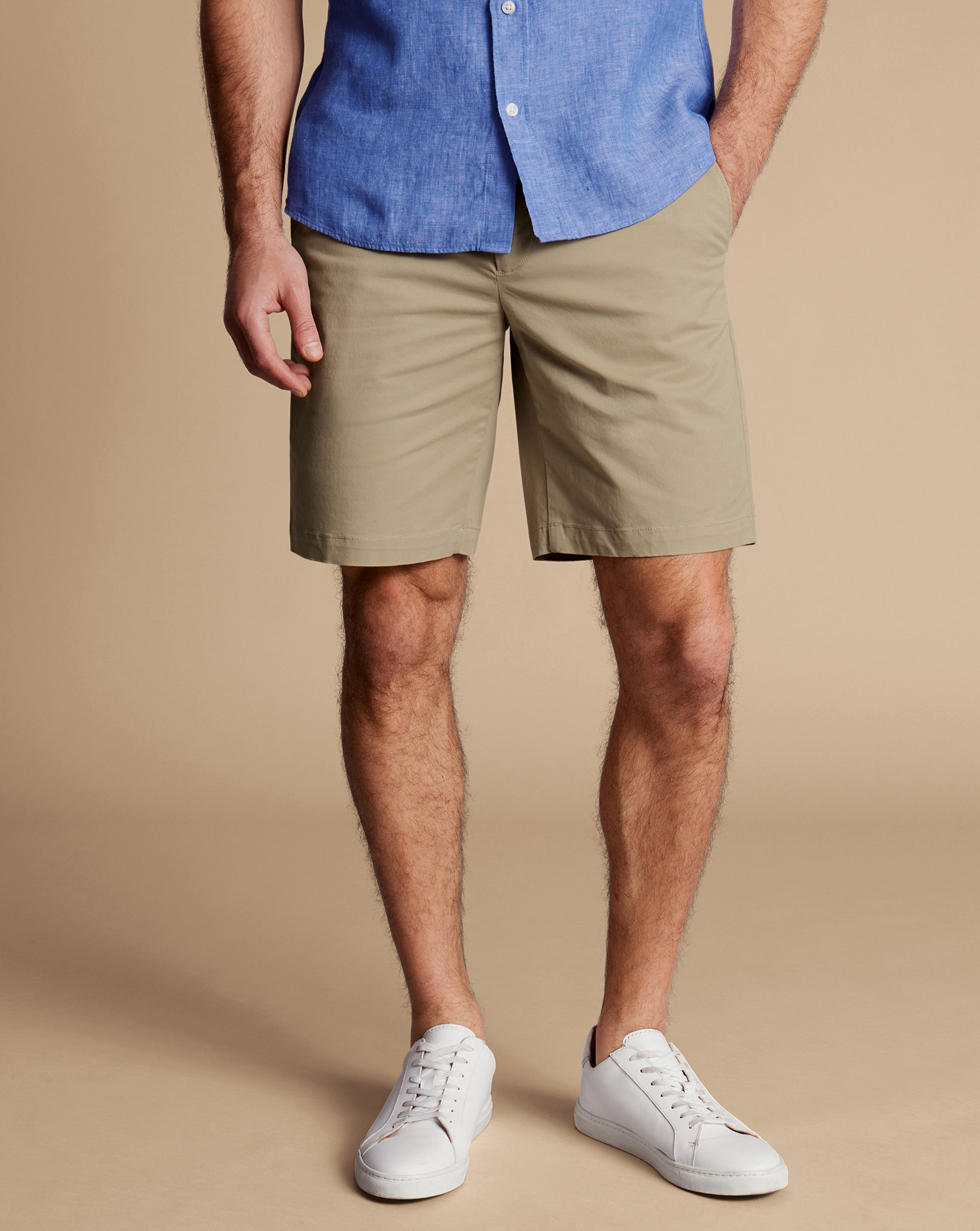 Cotton Shorts - Oatmeal