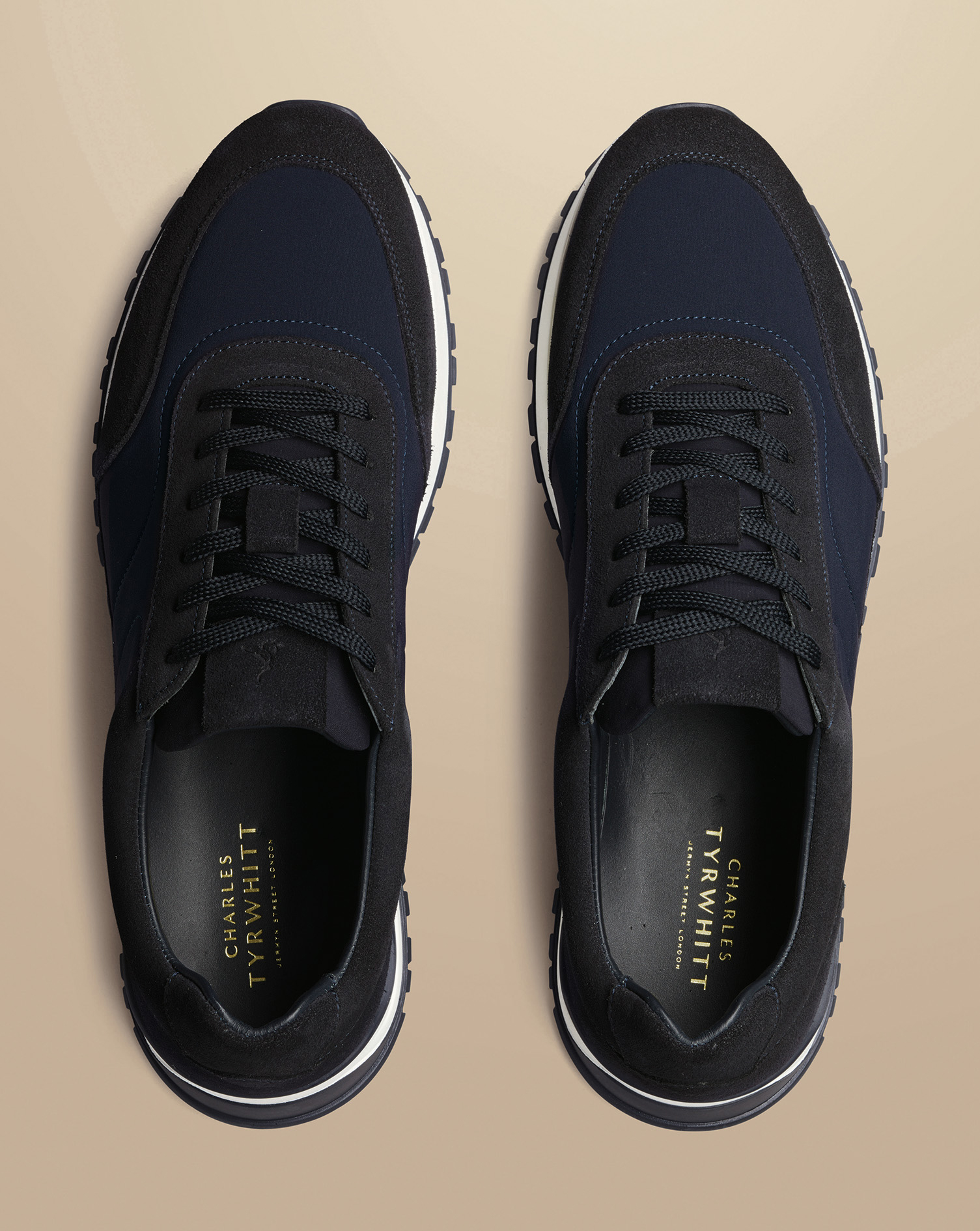 Textile Trainers - Navy