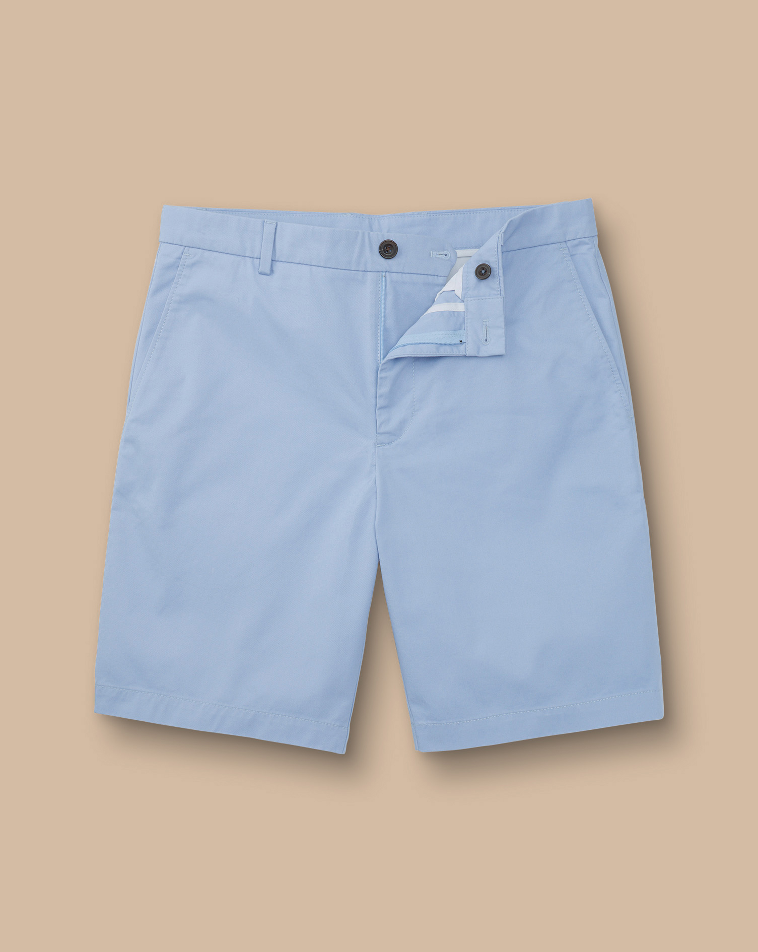 Cotton Shorts - Cornflower Blue