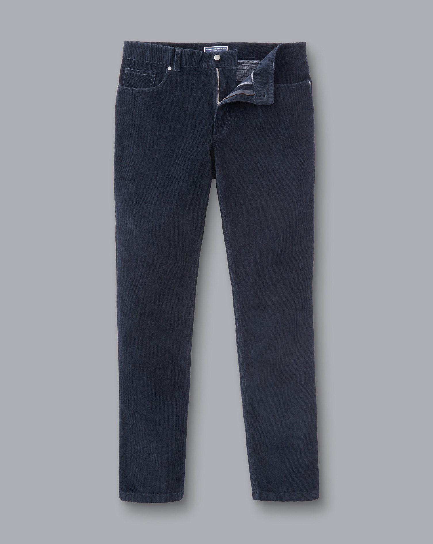 Cord 5 Pocket Jeans - Navy