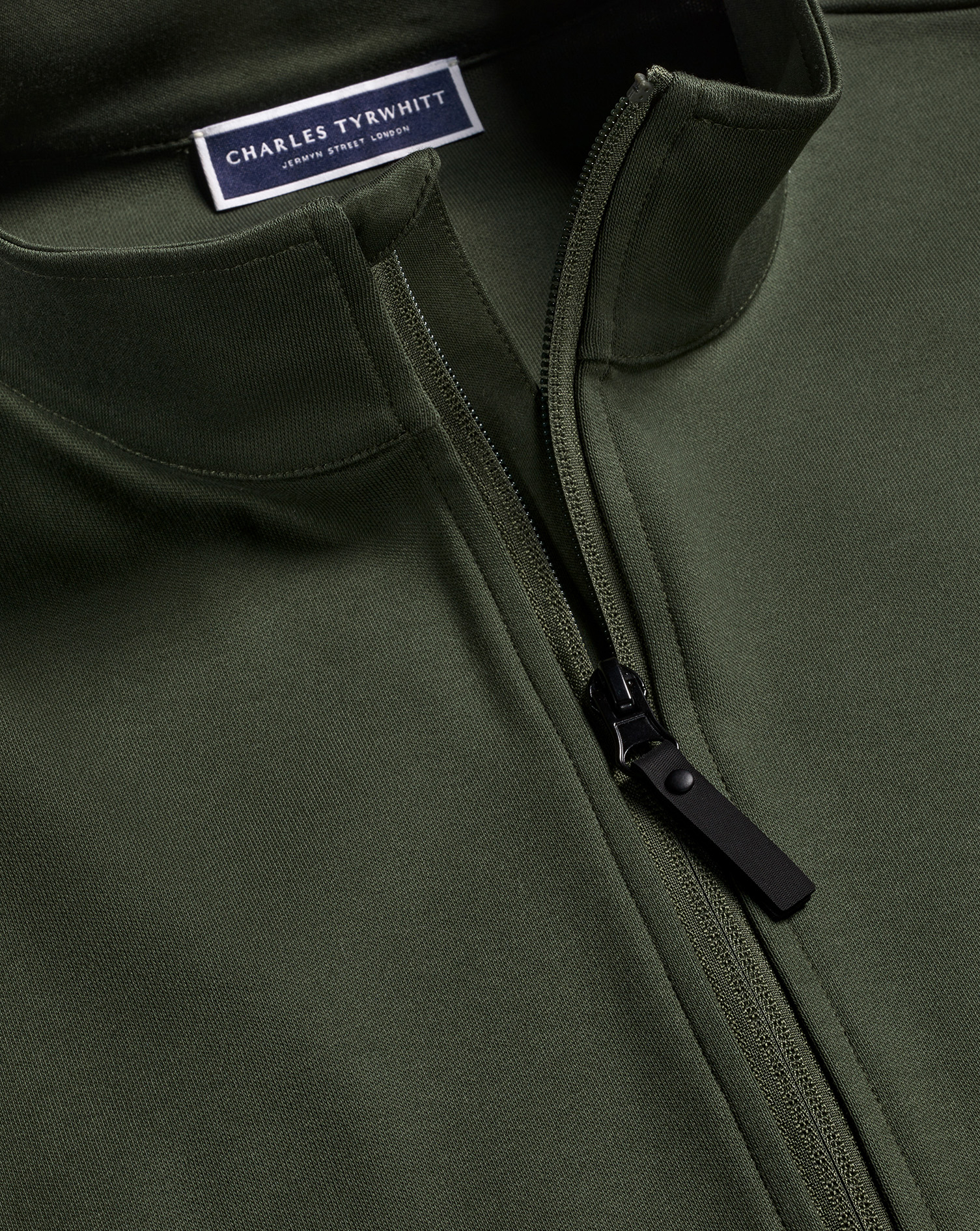 Performance Funnel Neck Jacket - Olive