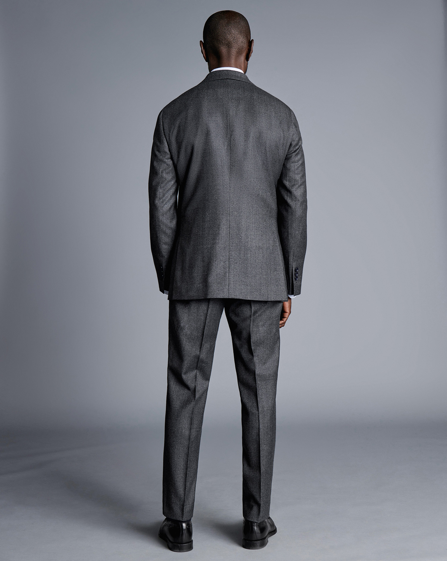 Italian Pindot Suit - Grey