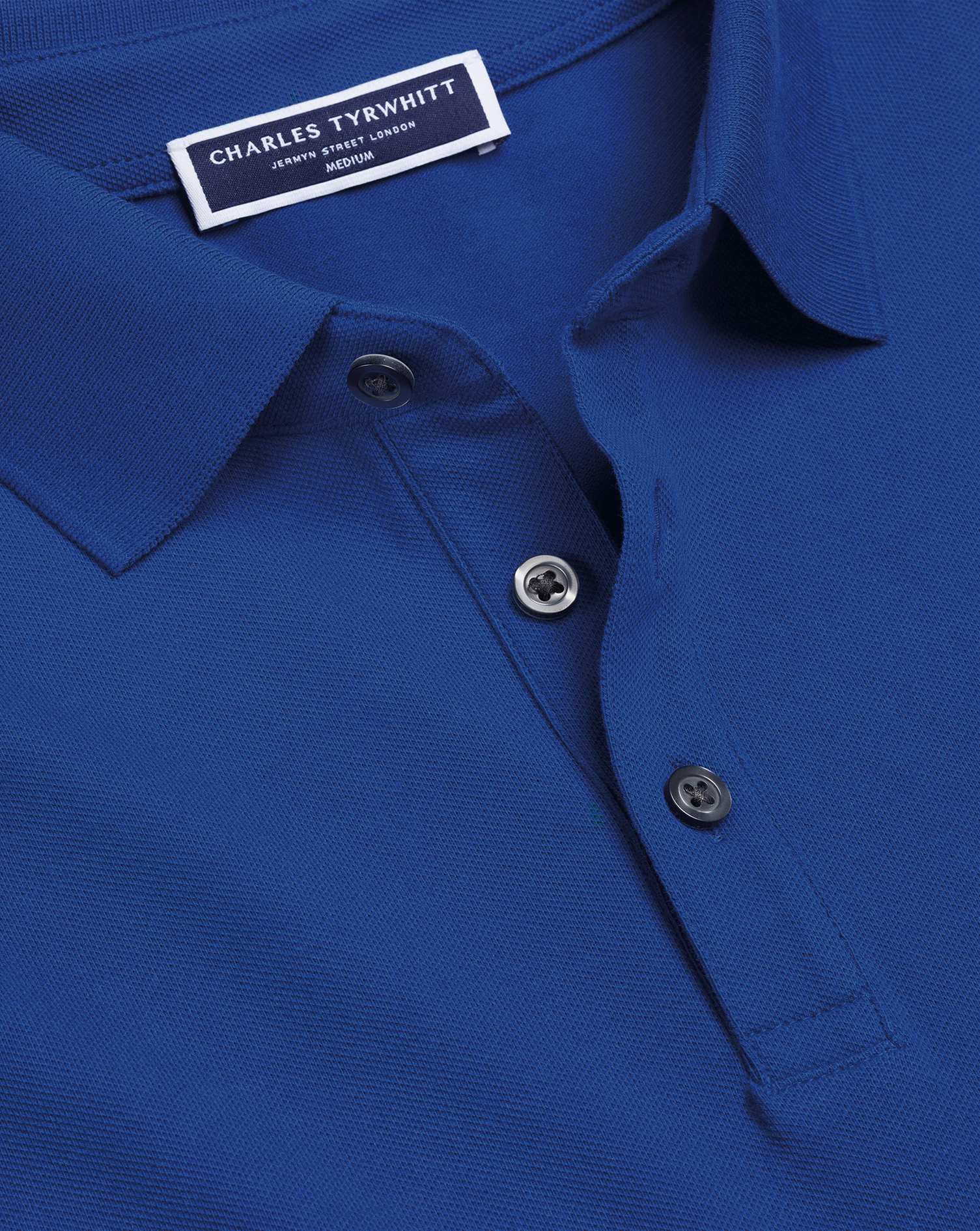 Tyrwhitt Pique Polo - Cobalt Blue