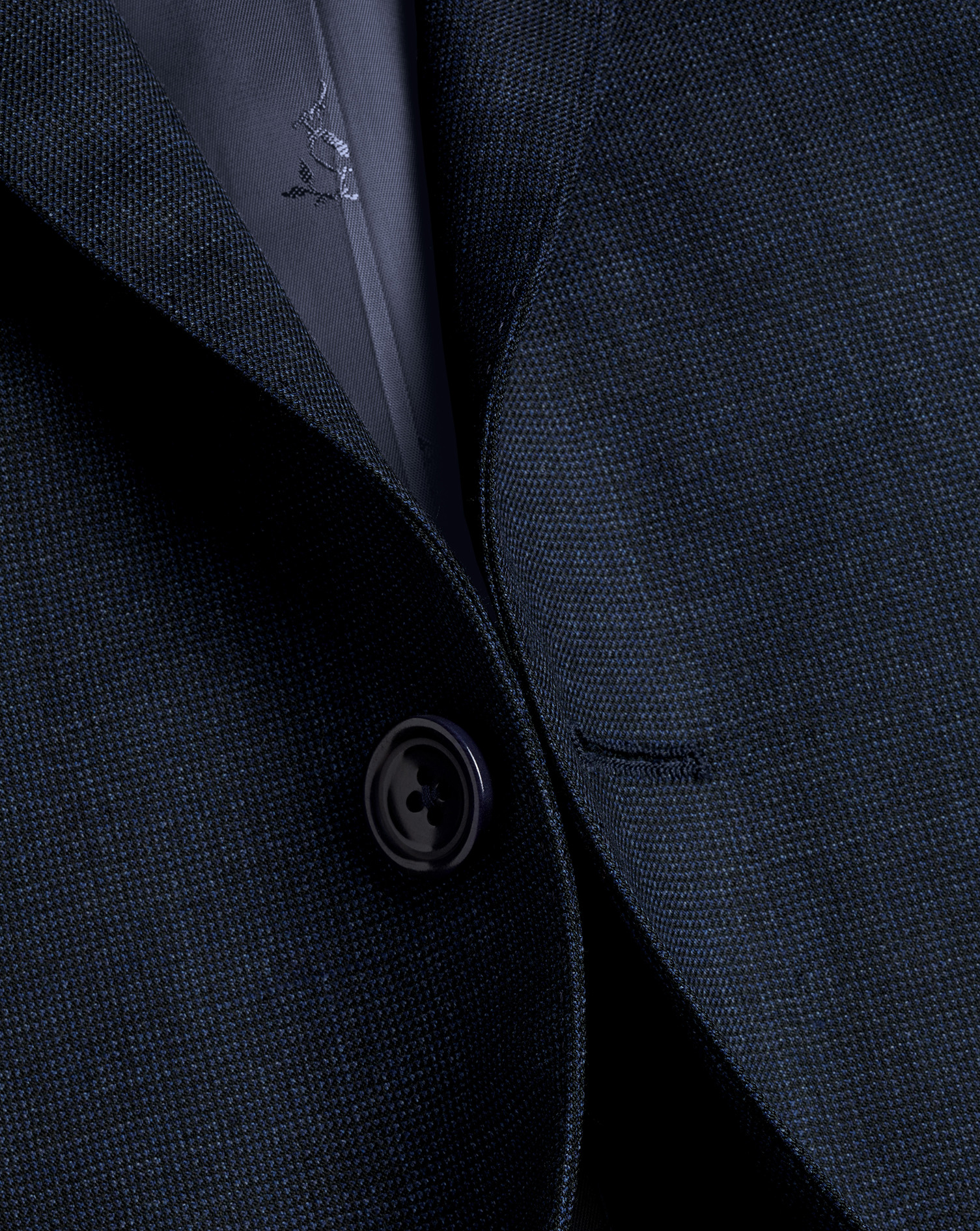 Ultimate Performance End-on-End Suit Jacket - Navy