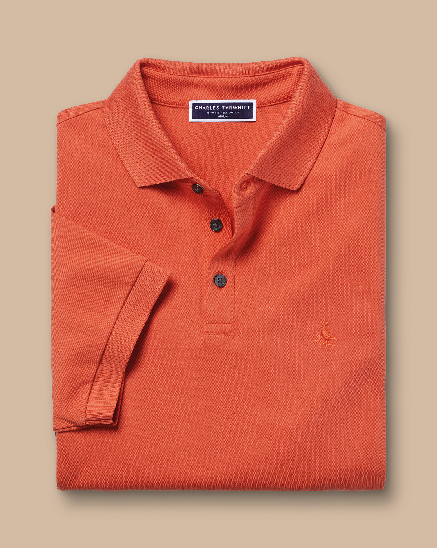 Tyrwhitt Pique Polo - Orange