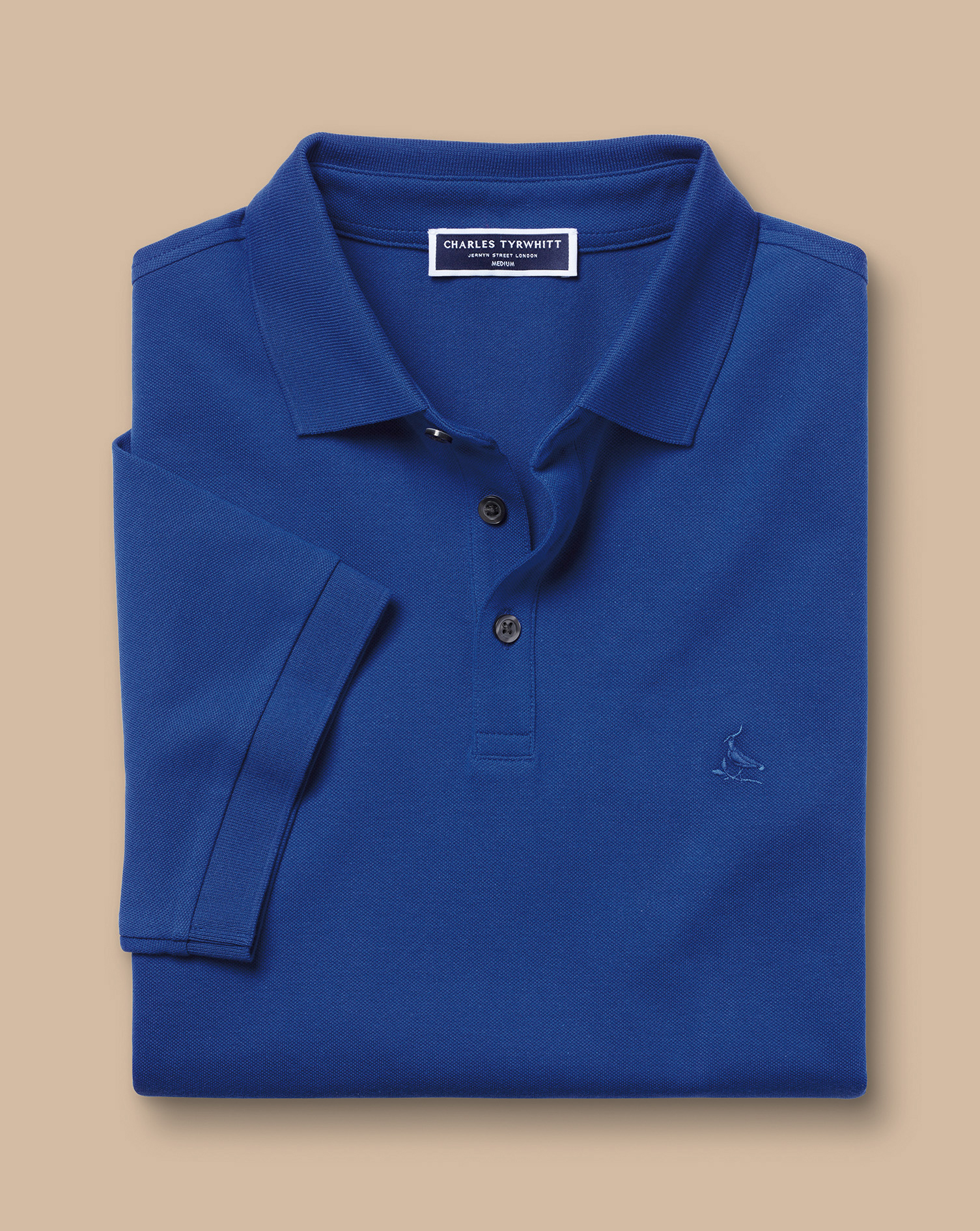 Tyrwhitt Pique Polo - Cobalt Blue