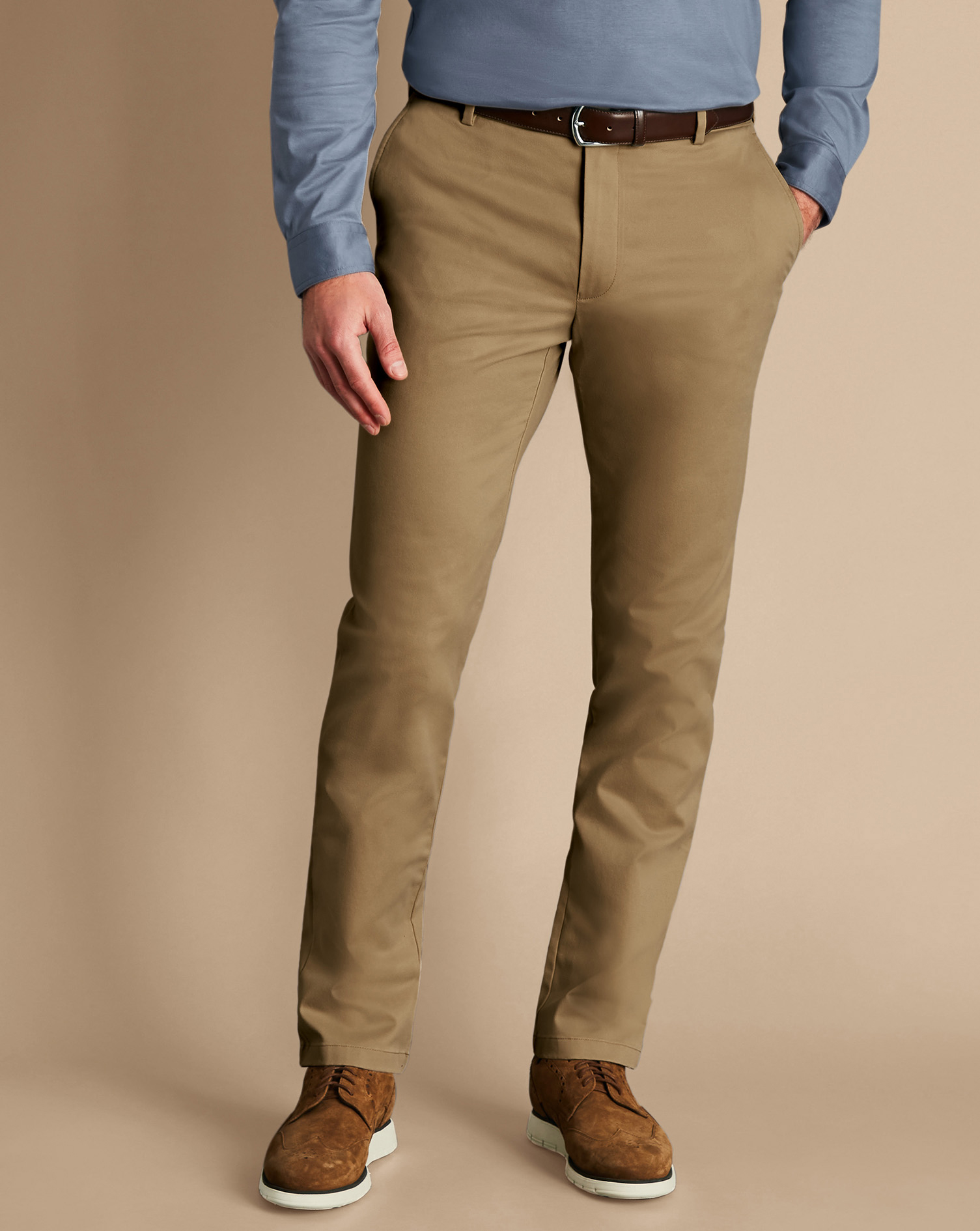 Ultimate Non-Iron Chinos - Tan