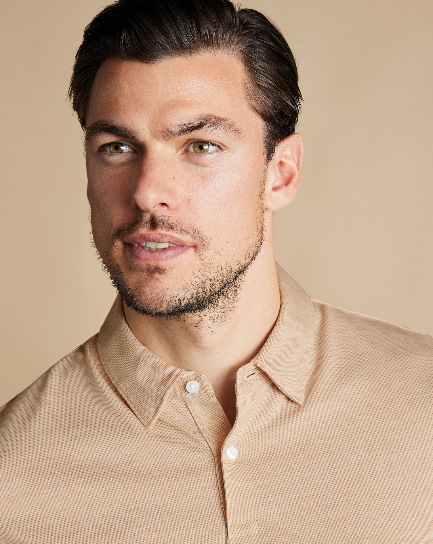 Performance Semi Plain Polo - Gold