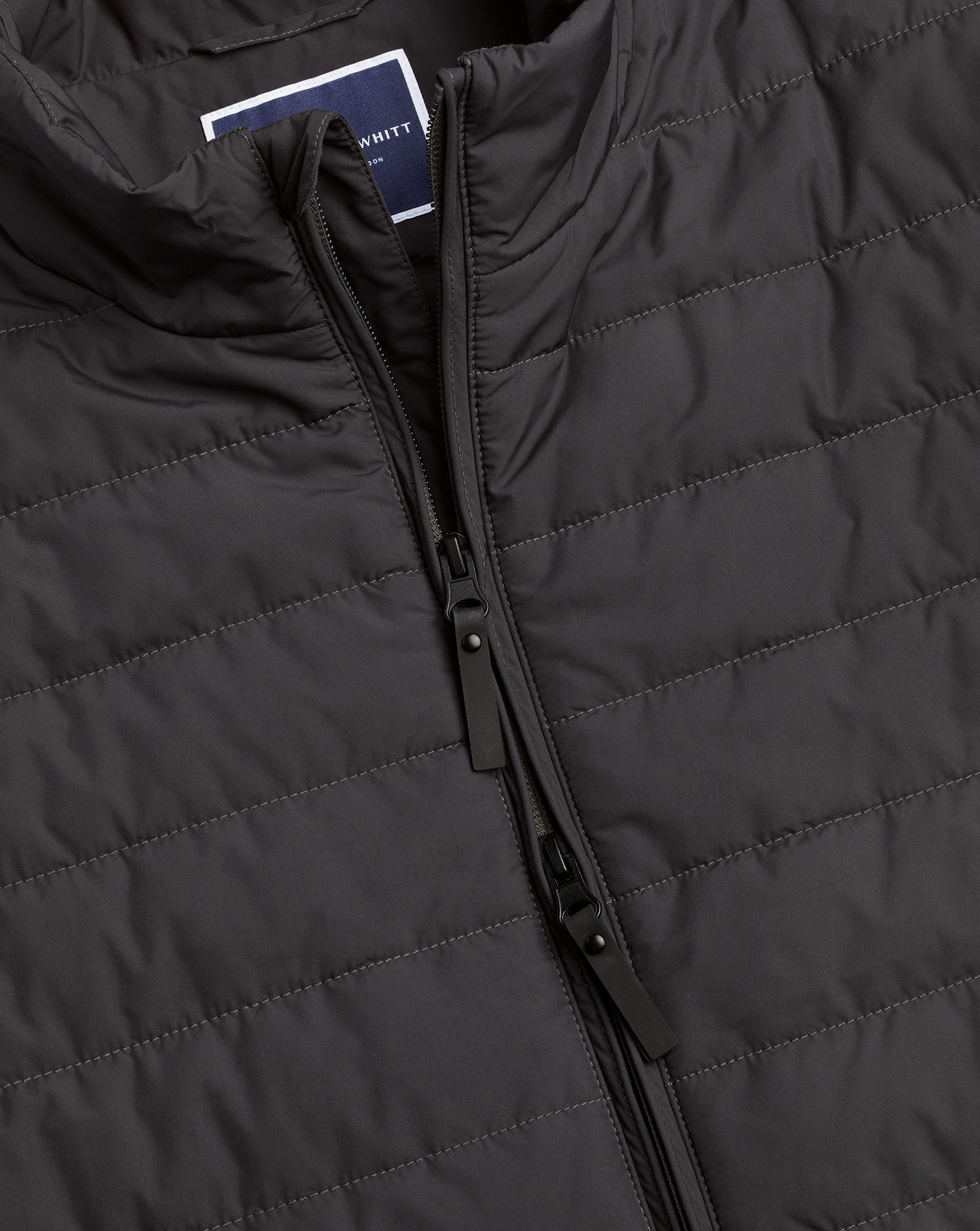 Lightweight Quilted Gilet  - Dark Grey