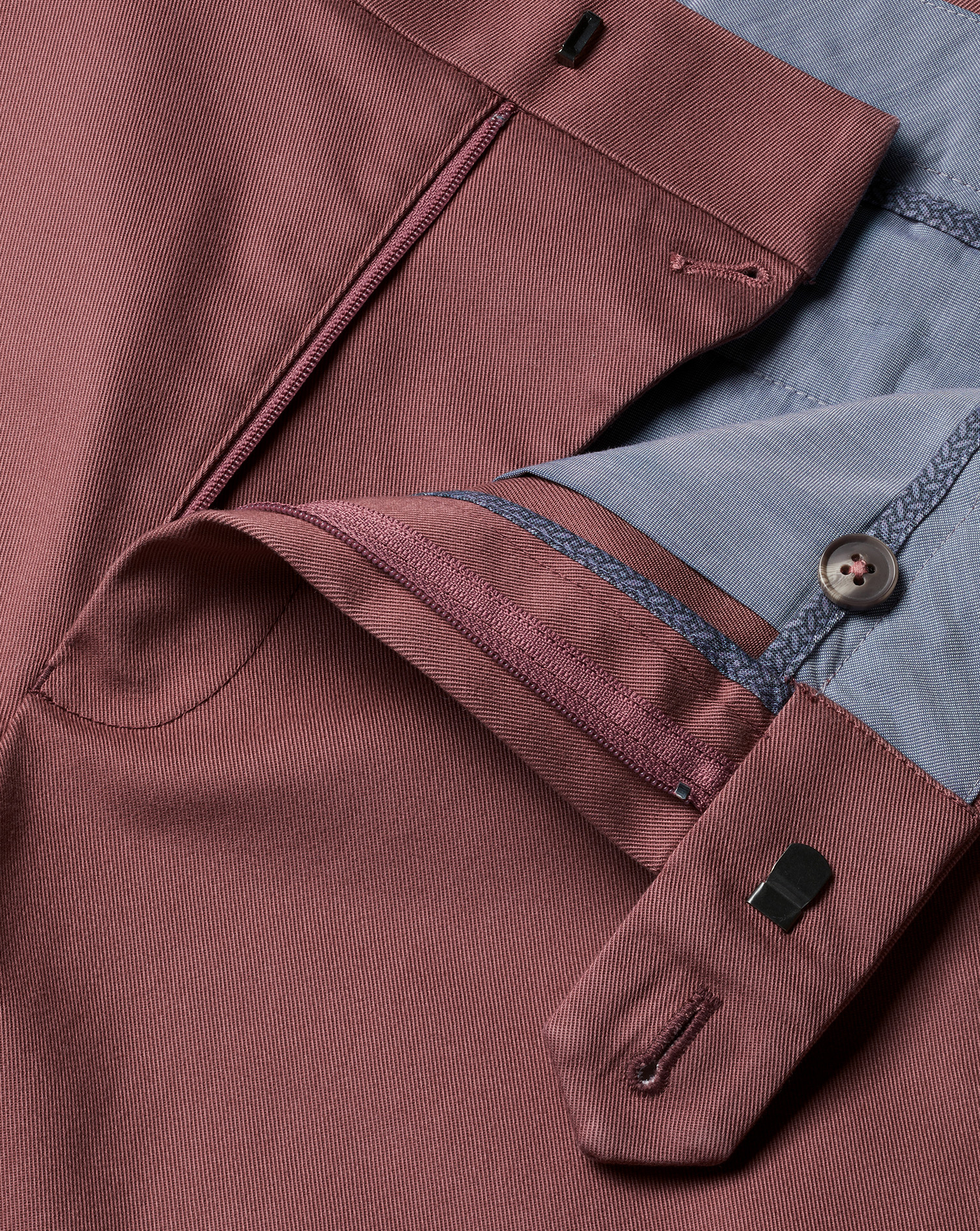 Ultimate Non-Iron Chinos - Dark Pink