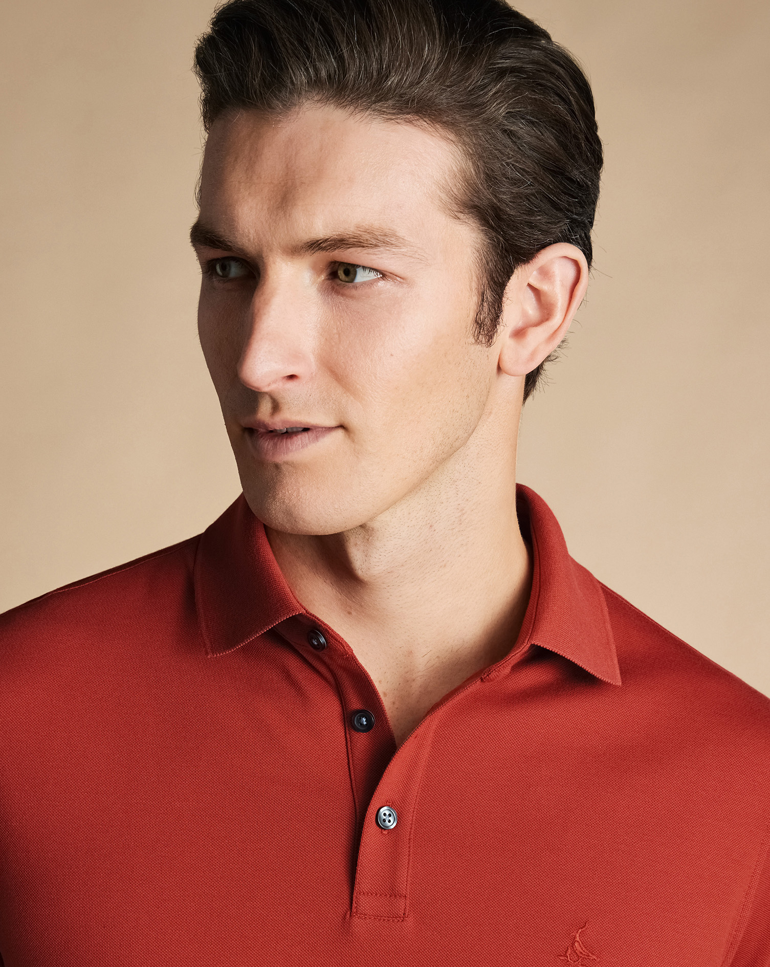 Tyrwhitt Pique Polo - Orange