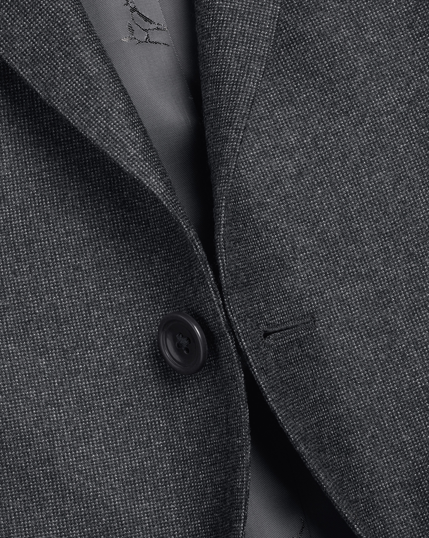 Italian Pindot Suit Jacket - Grey