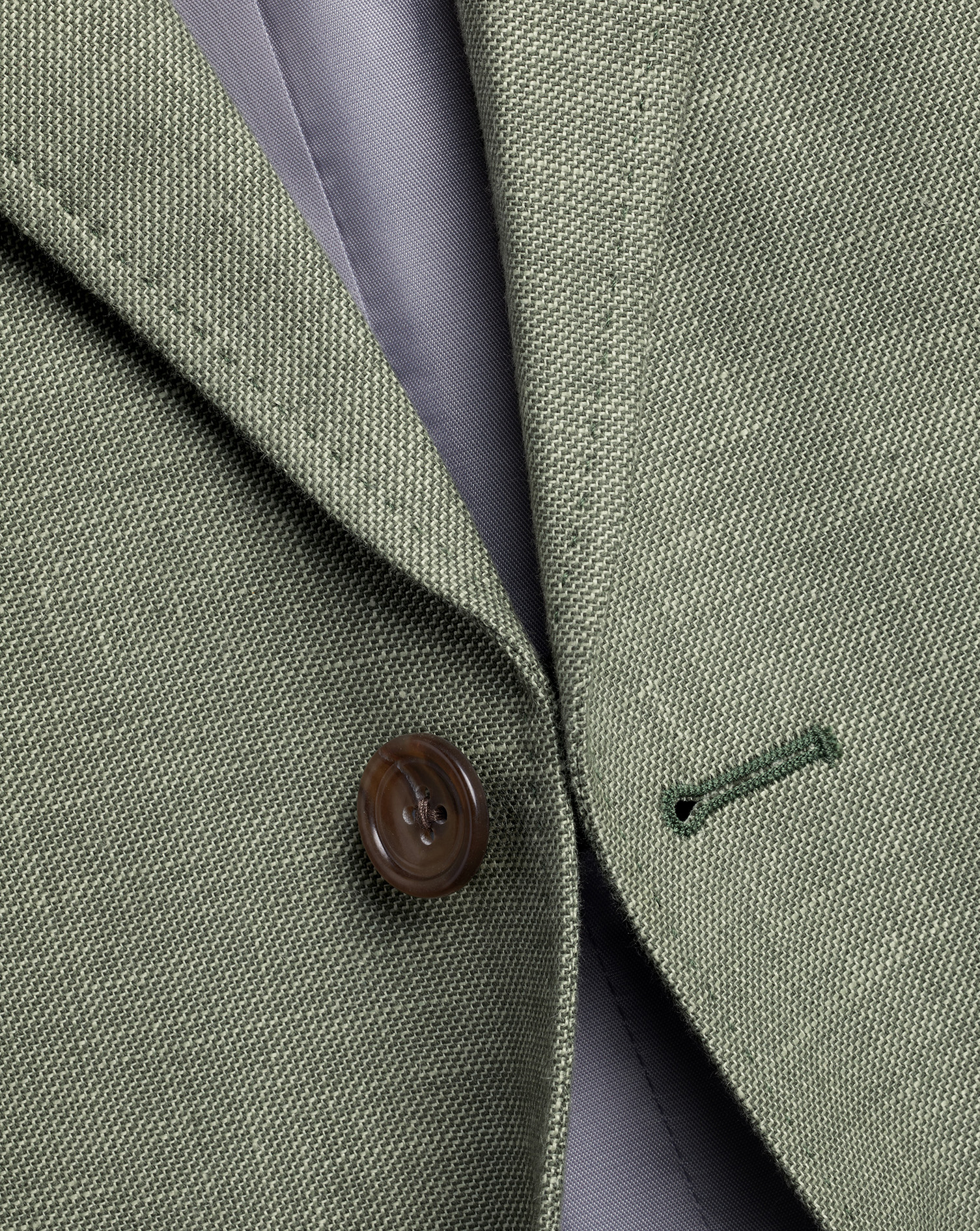 Linen Cotton Jacket - Sage Green