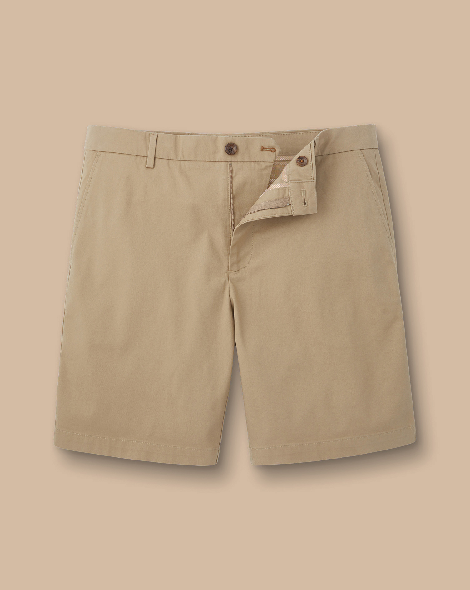 Cotton Shorts - Taupe