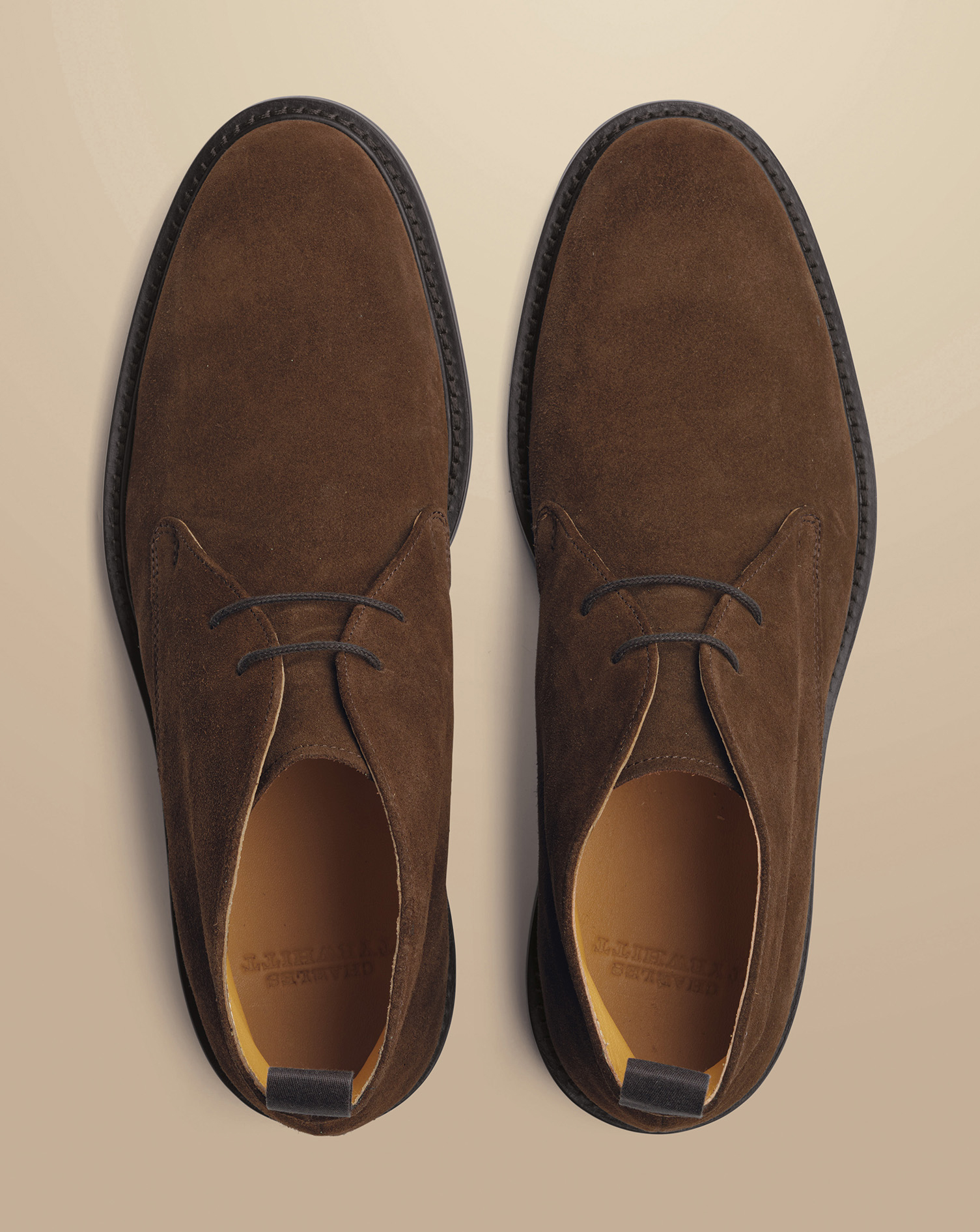 Suede Chukka Boots - Light Brown