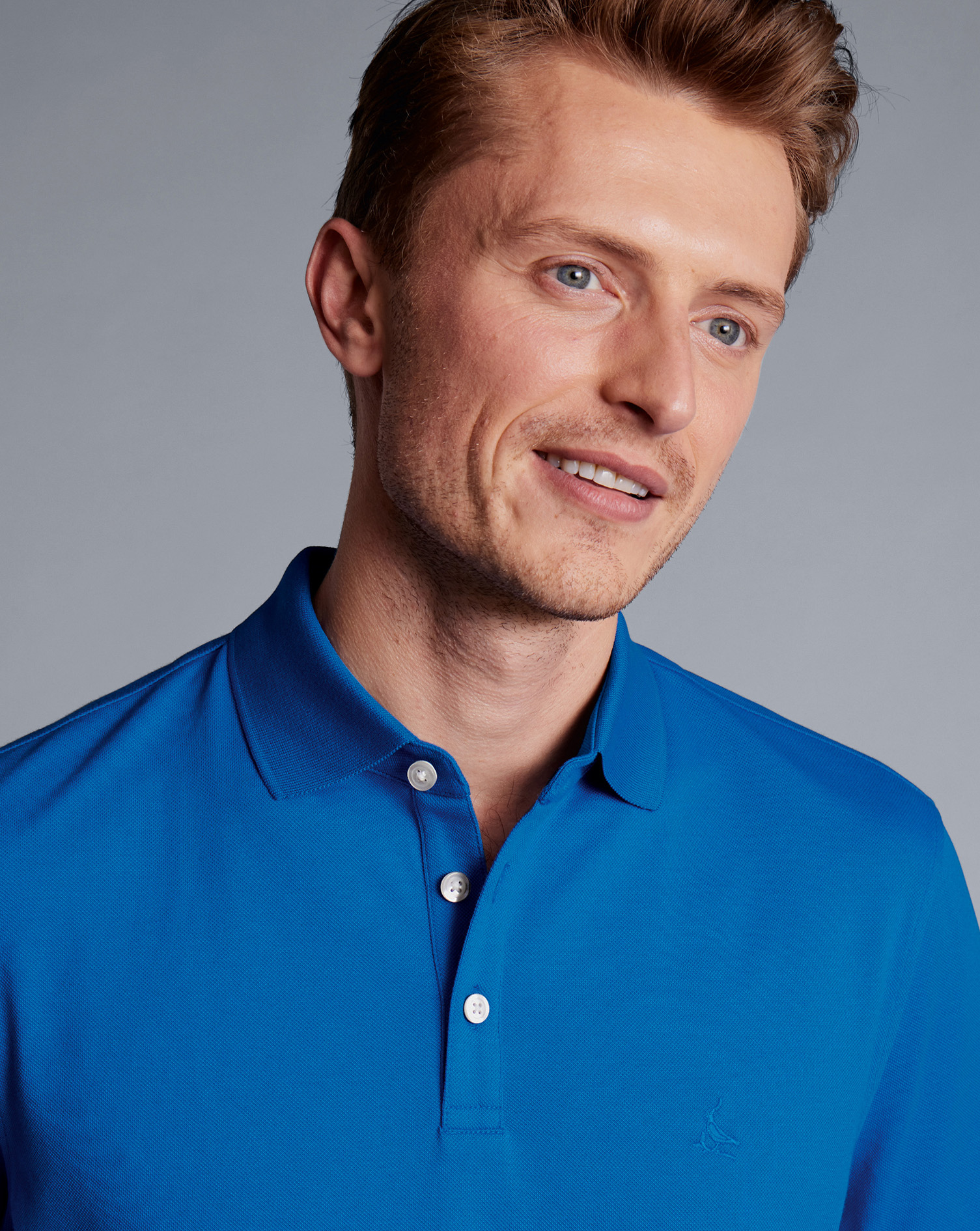 Tyrwhitt Pique Polo - Cobalt Blue