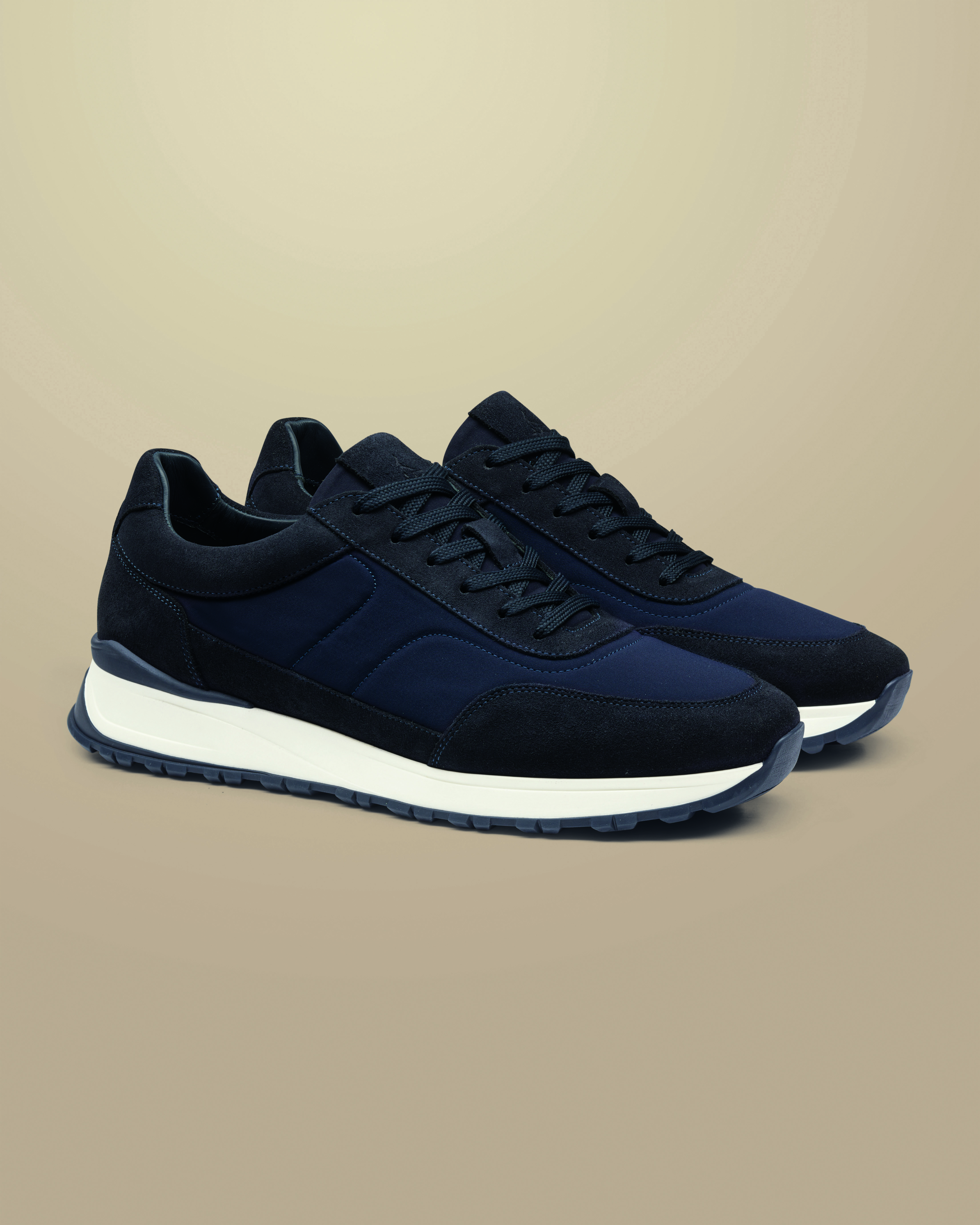 Textile Trainers - Navy