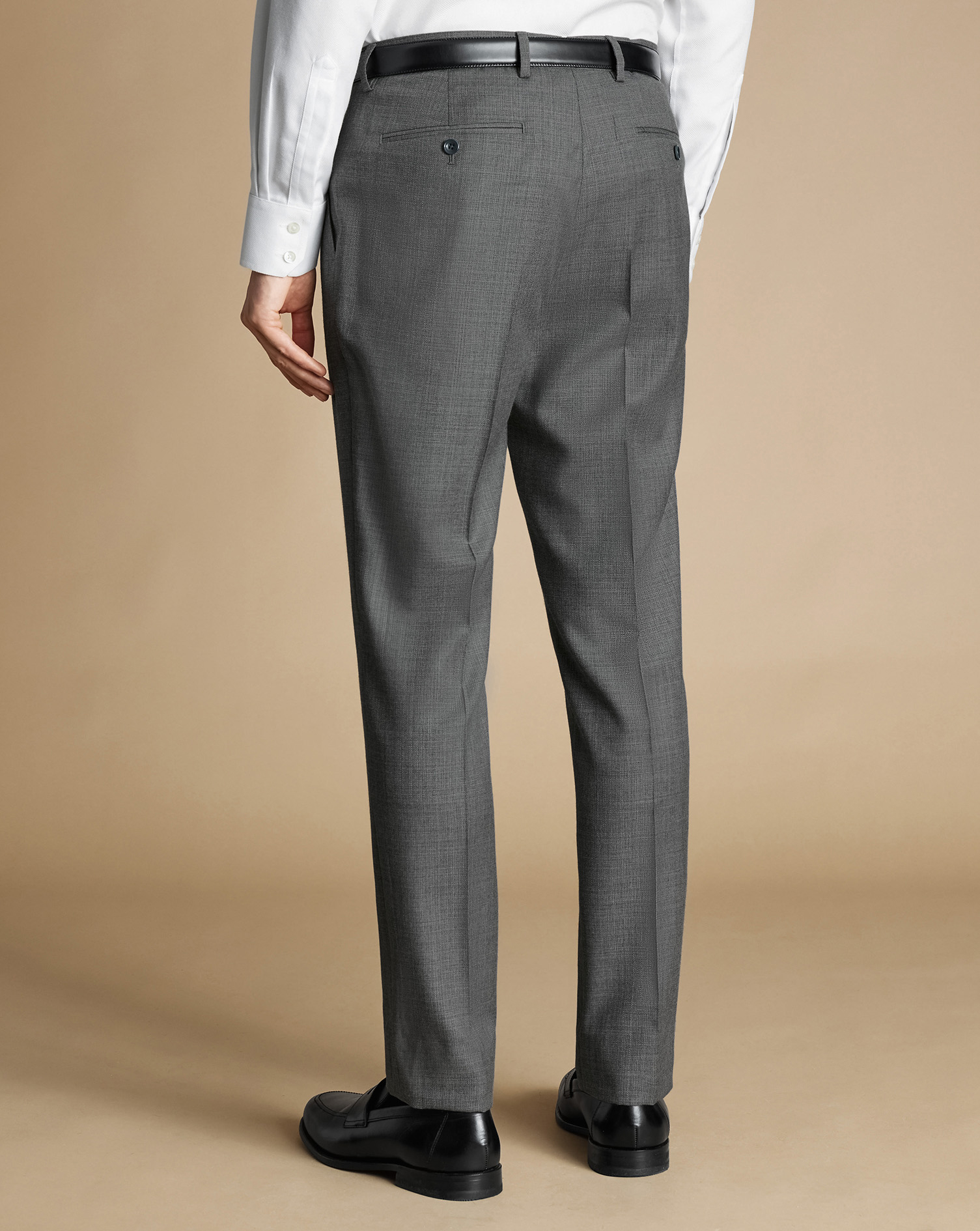 Italian Luxury Suit Trousers  - Grey