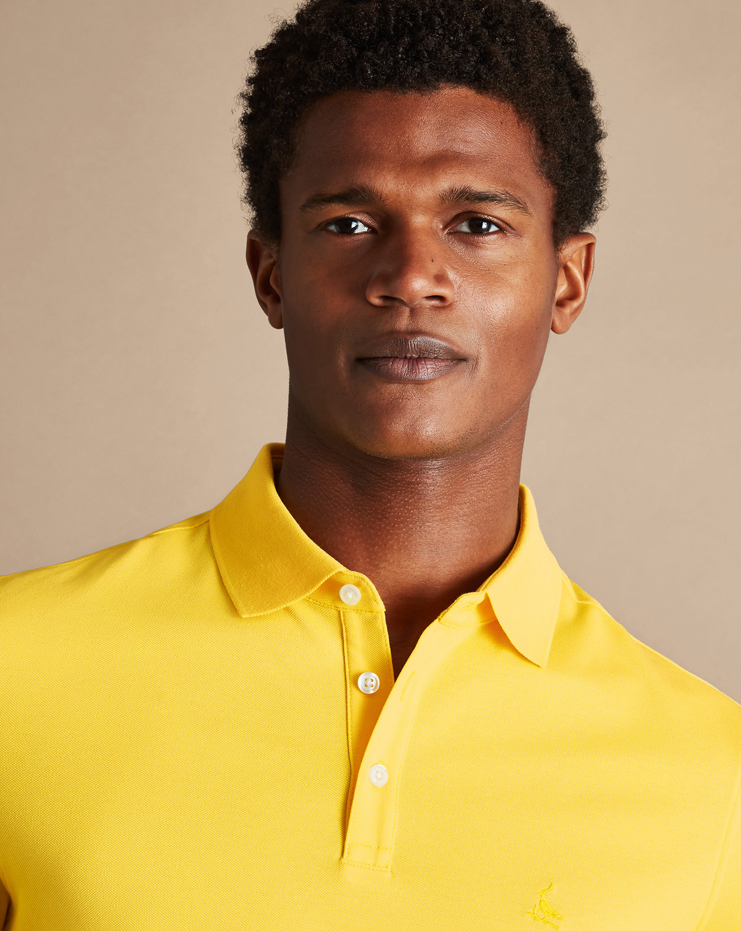 Tyrwhitt Pique Polo - Lemon