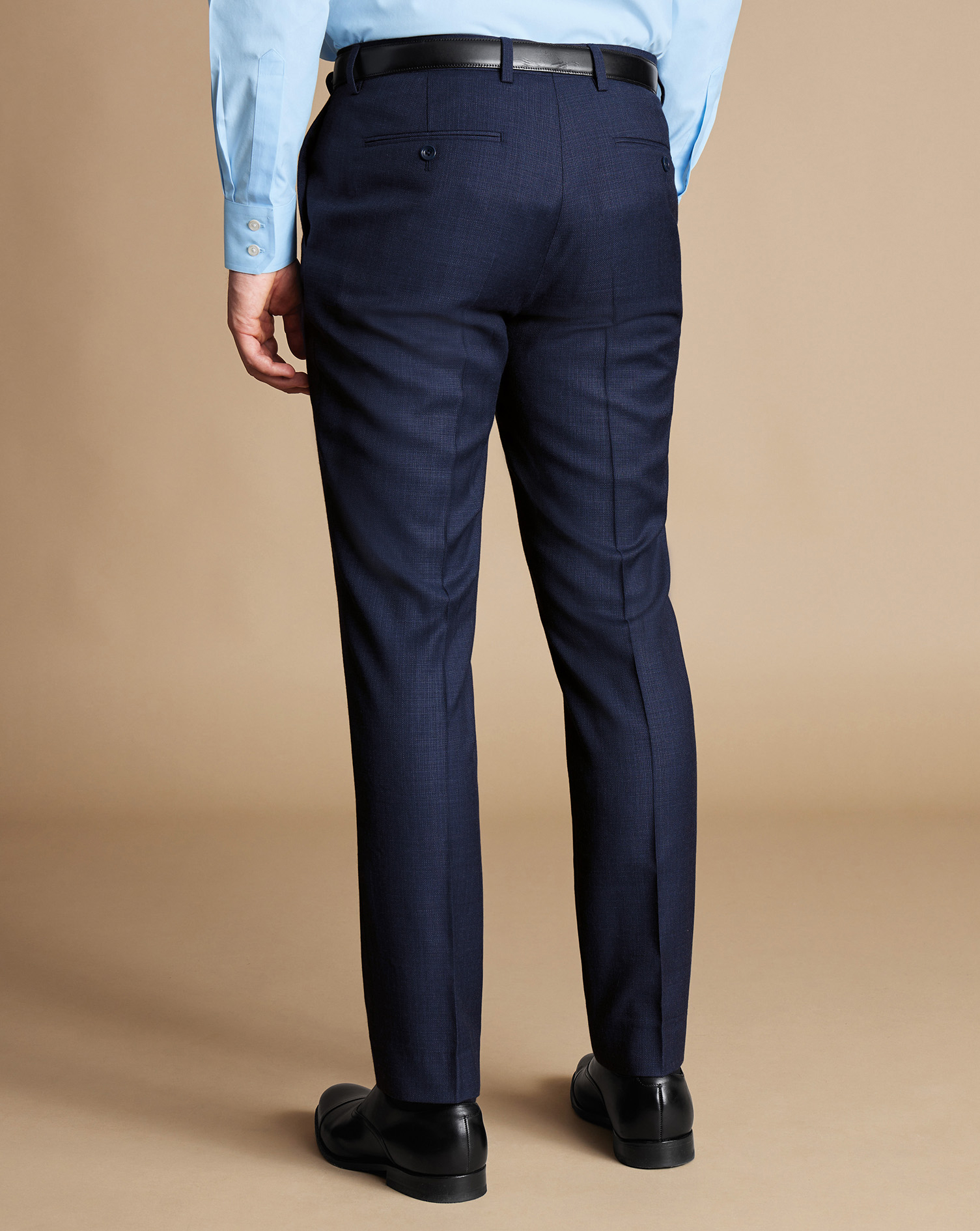 Italian Luxury Suit Trousers  - French Blue