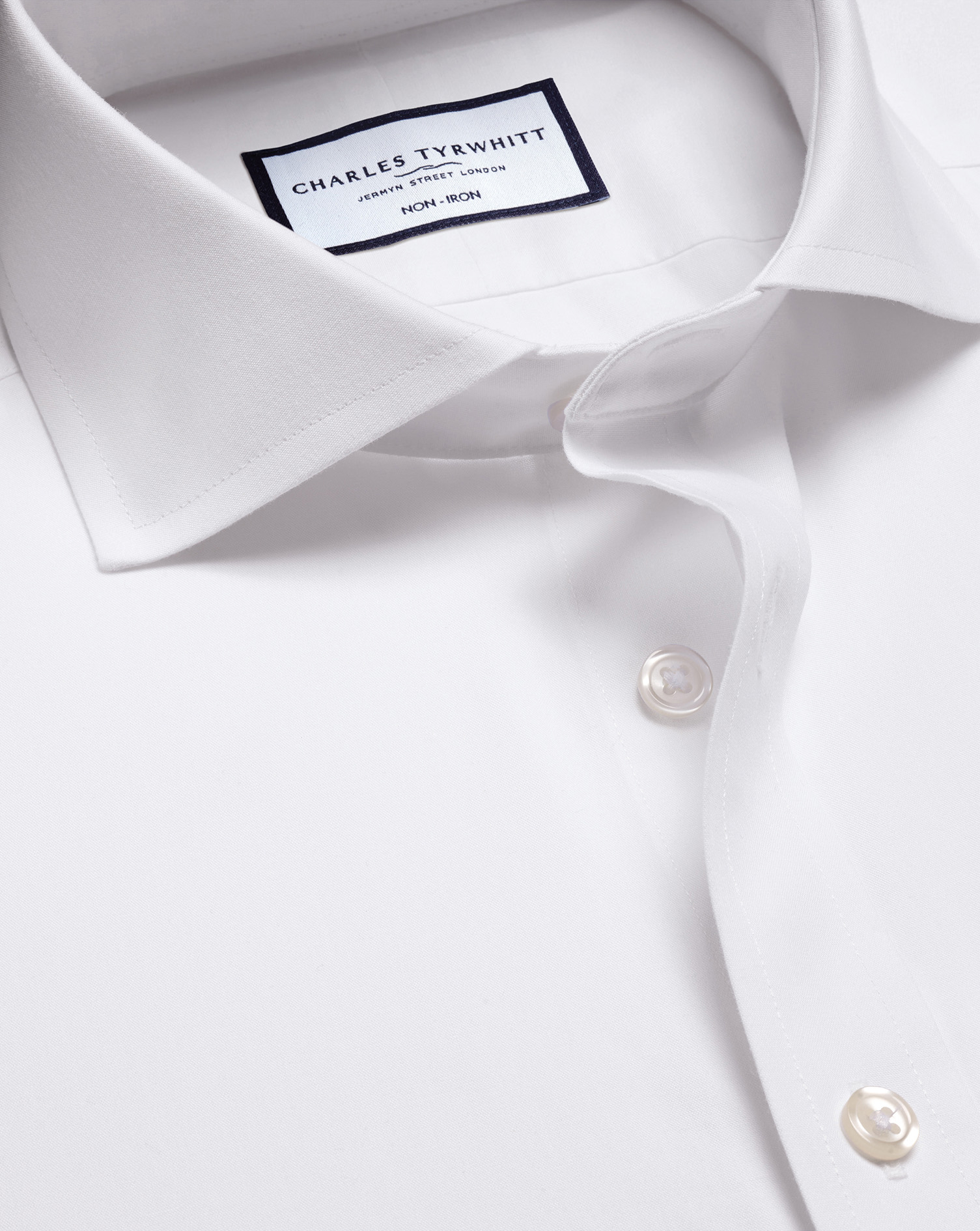 A white collar shirt hotsell