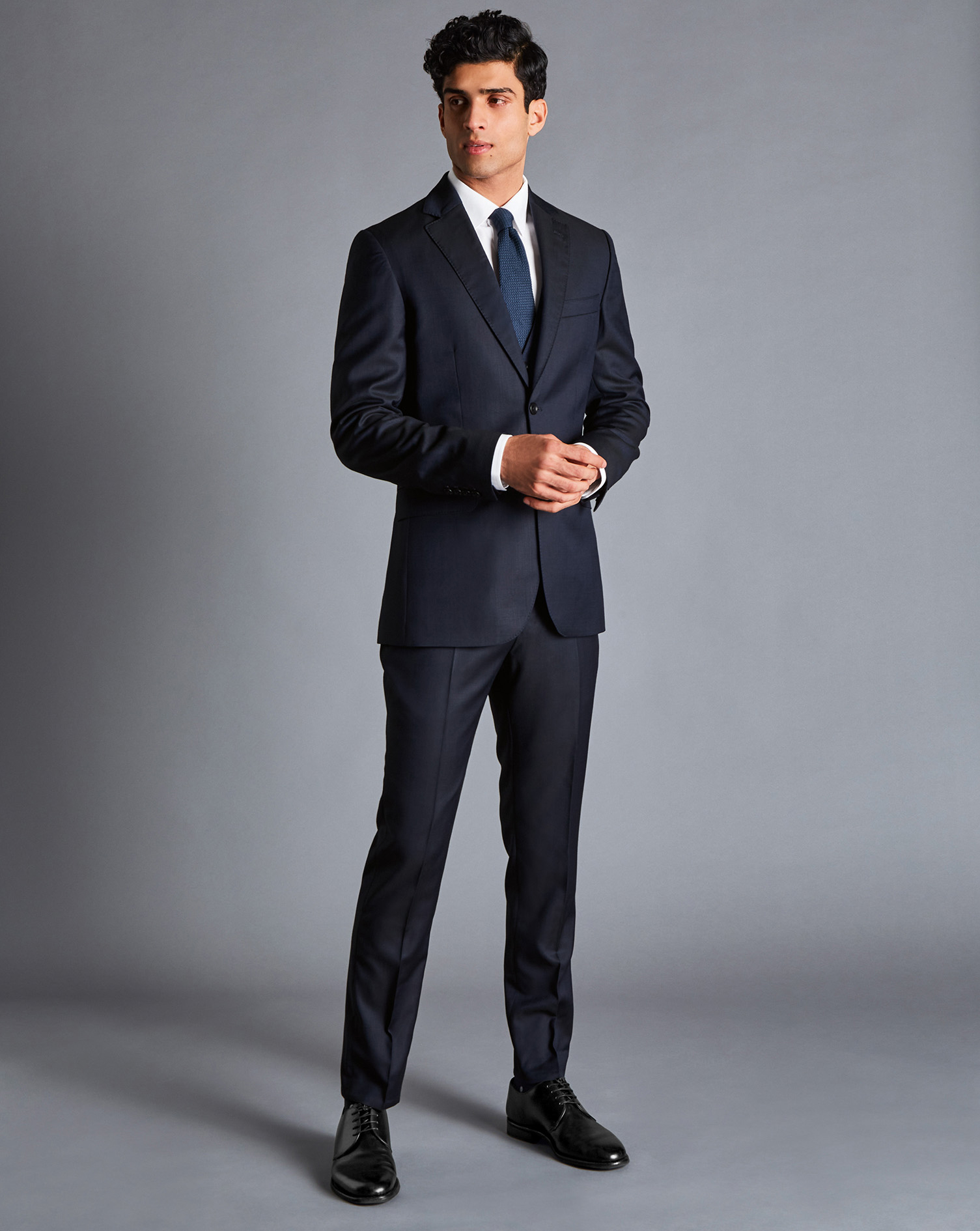 Italian Luxury Suit Jacket - Dark Navy