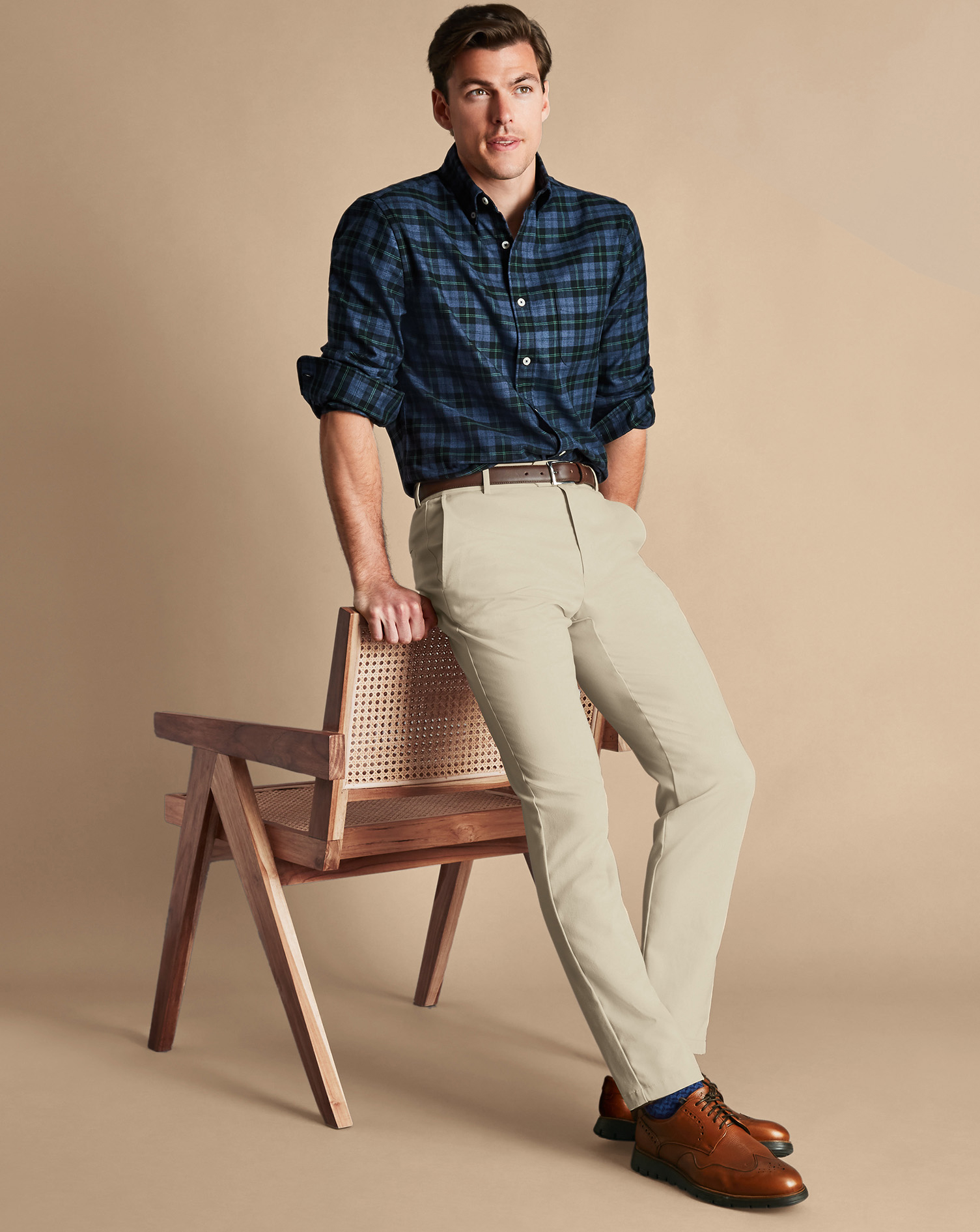 Ultimate Non-Iron Chinos - Stone