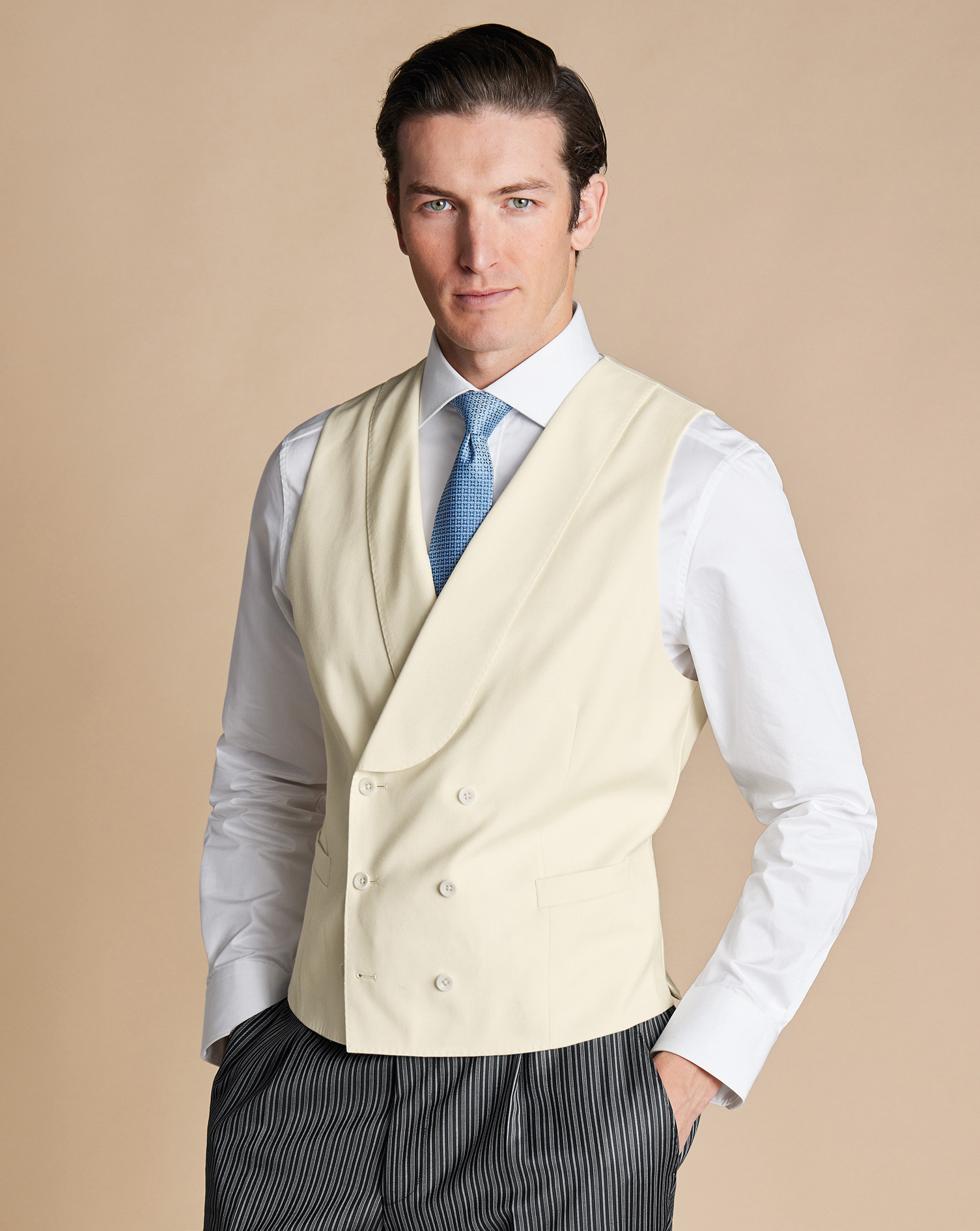 Morning Suit Waistcoat - Cream