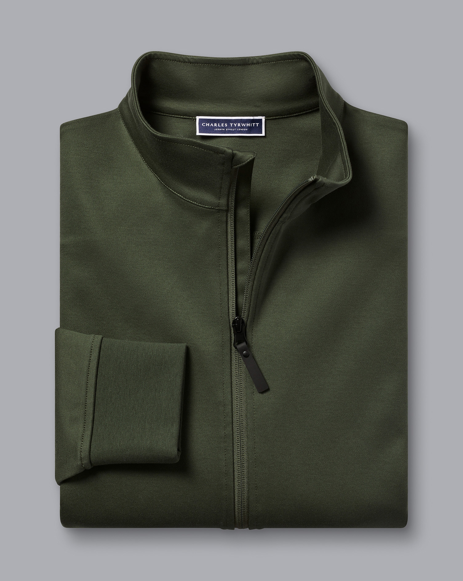 Performance Funnel Neck Jacket - Olive