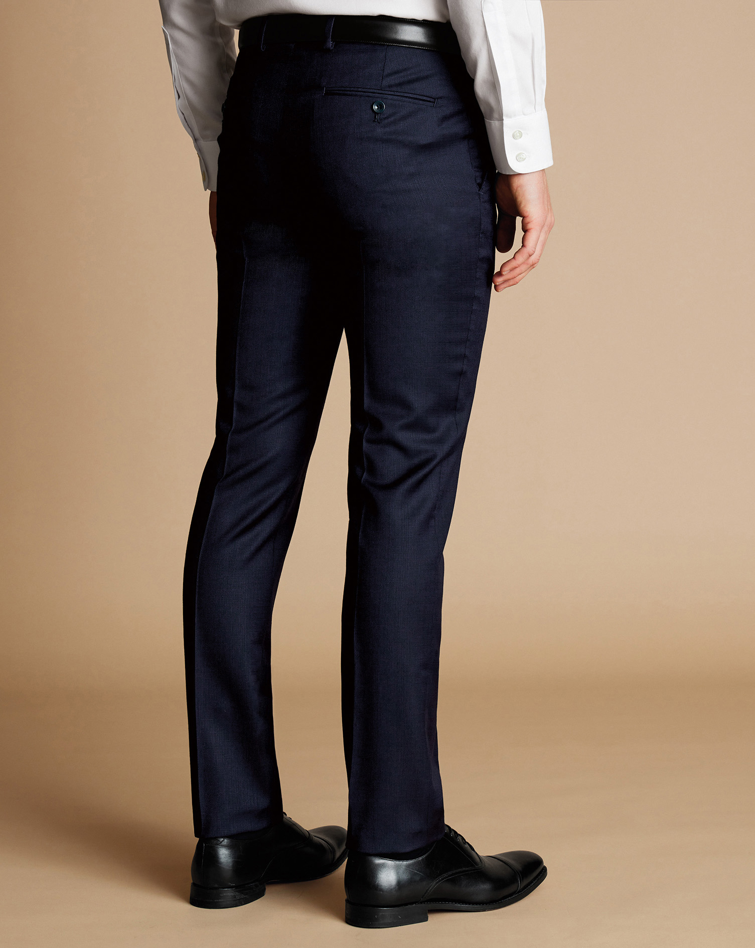 Italian Luxury Suit Trousers - Dark Navy