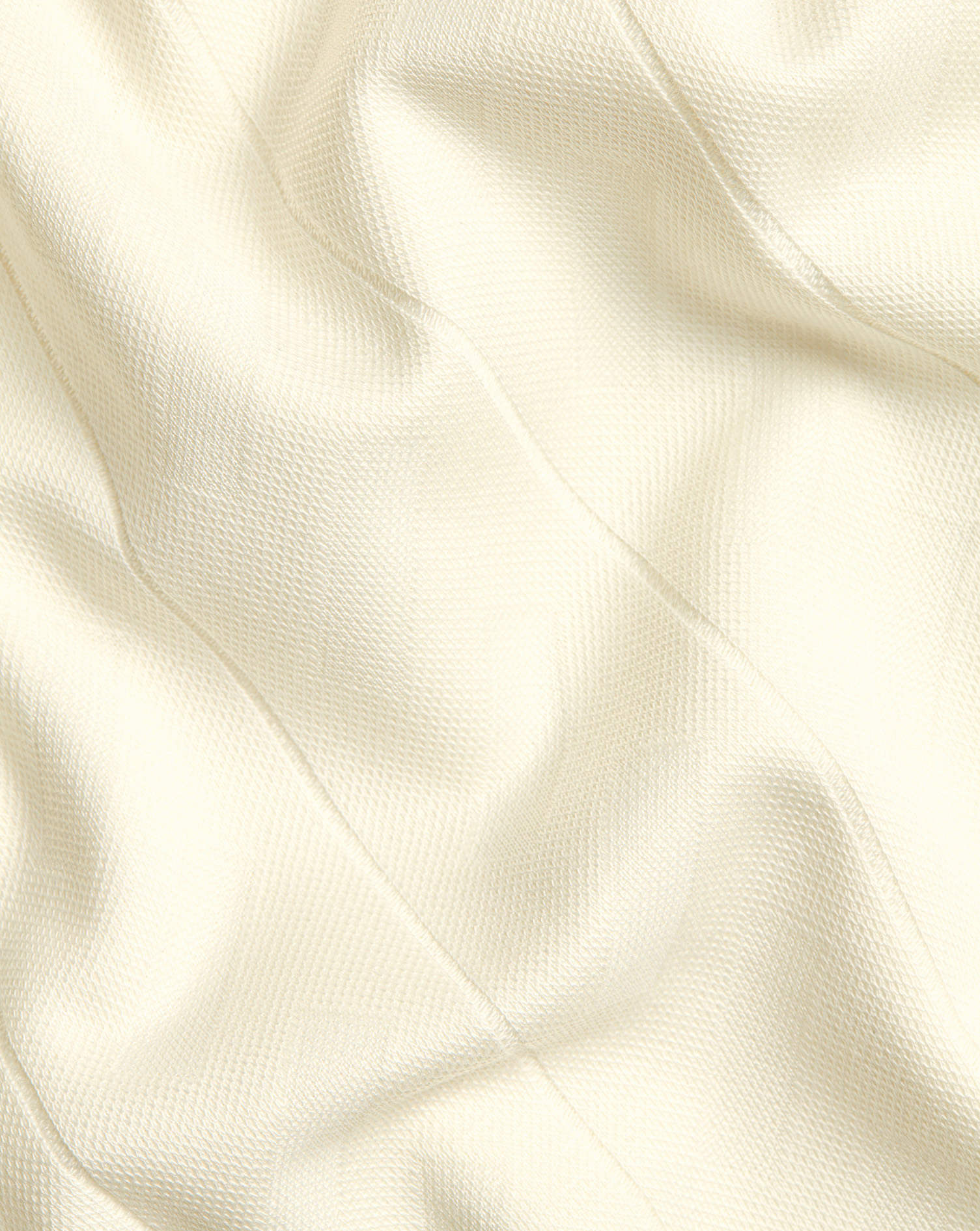 Textured Jacquard Polo - Cream