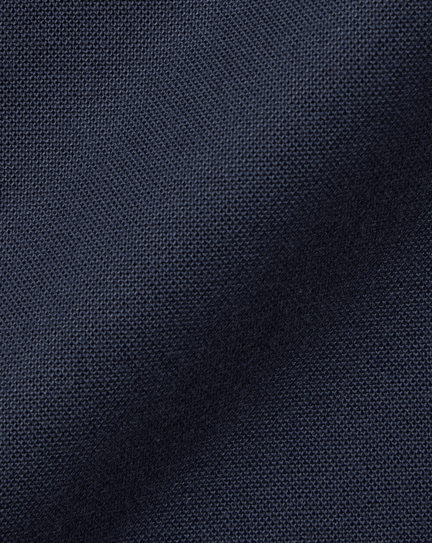 Button-Down Collar Stretch Washed Oxford Shirt - Navy Blue