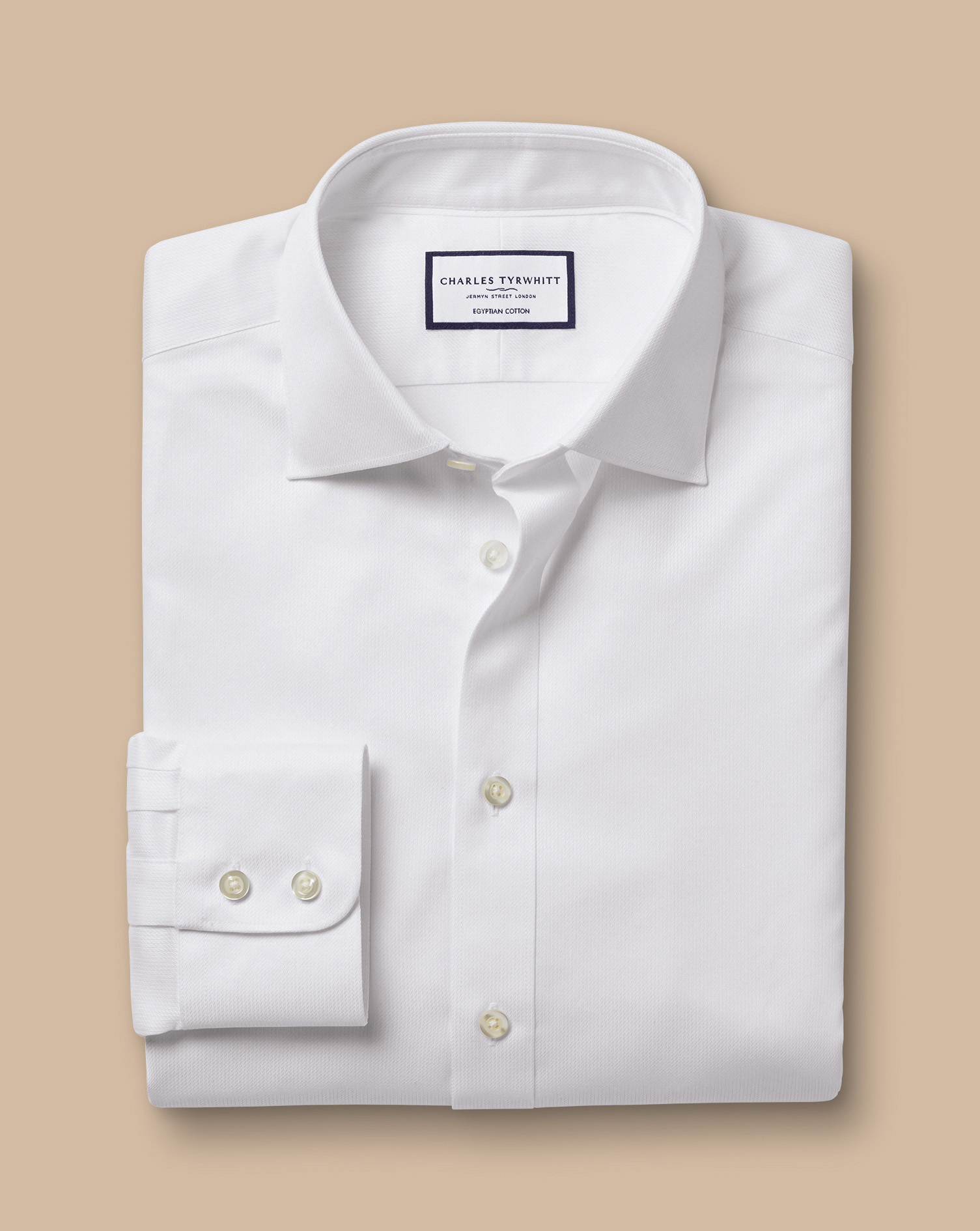 Luxury Windsor Weave Shirt - White