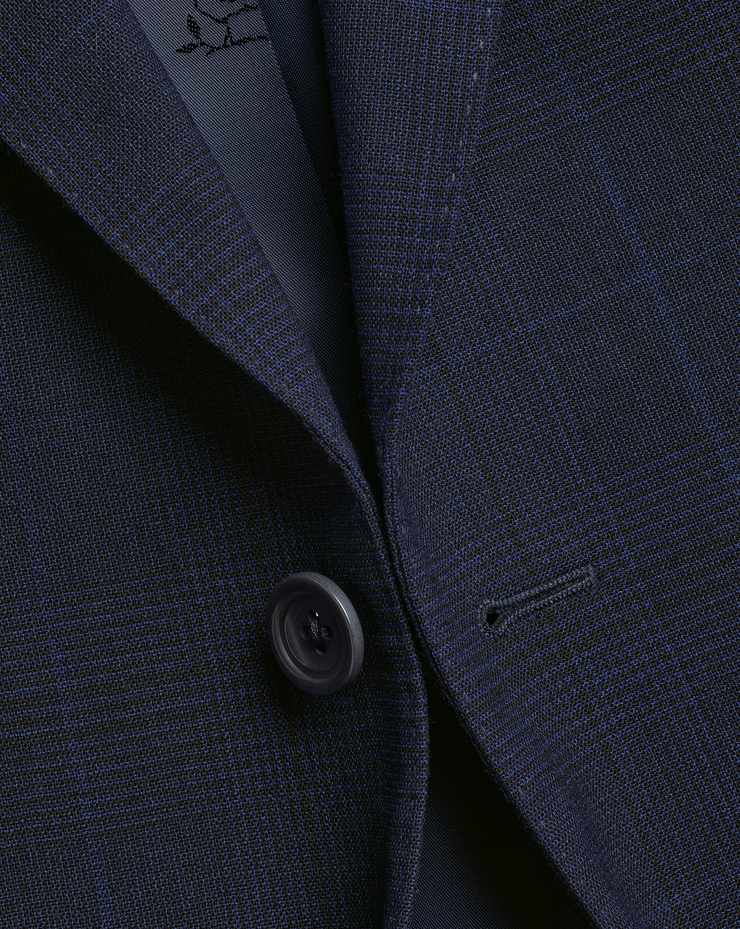 Ultimate Performance Prince Of Wales Suit Jacket  - Navy