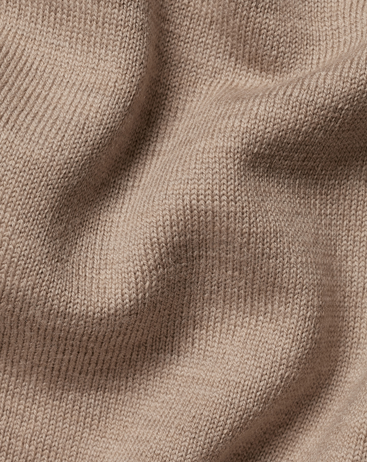 Merino Zip Neck Jumper - Oatmeal