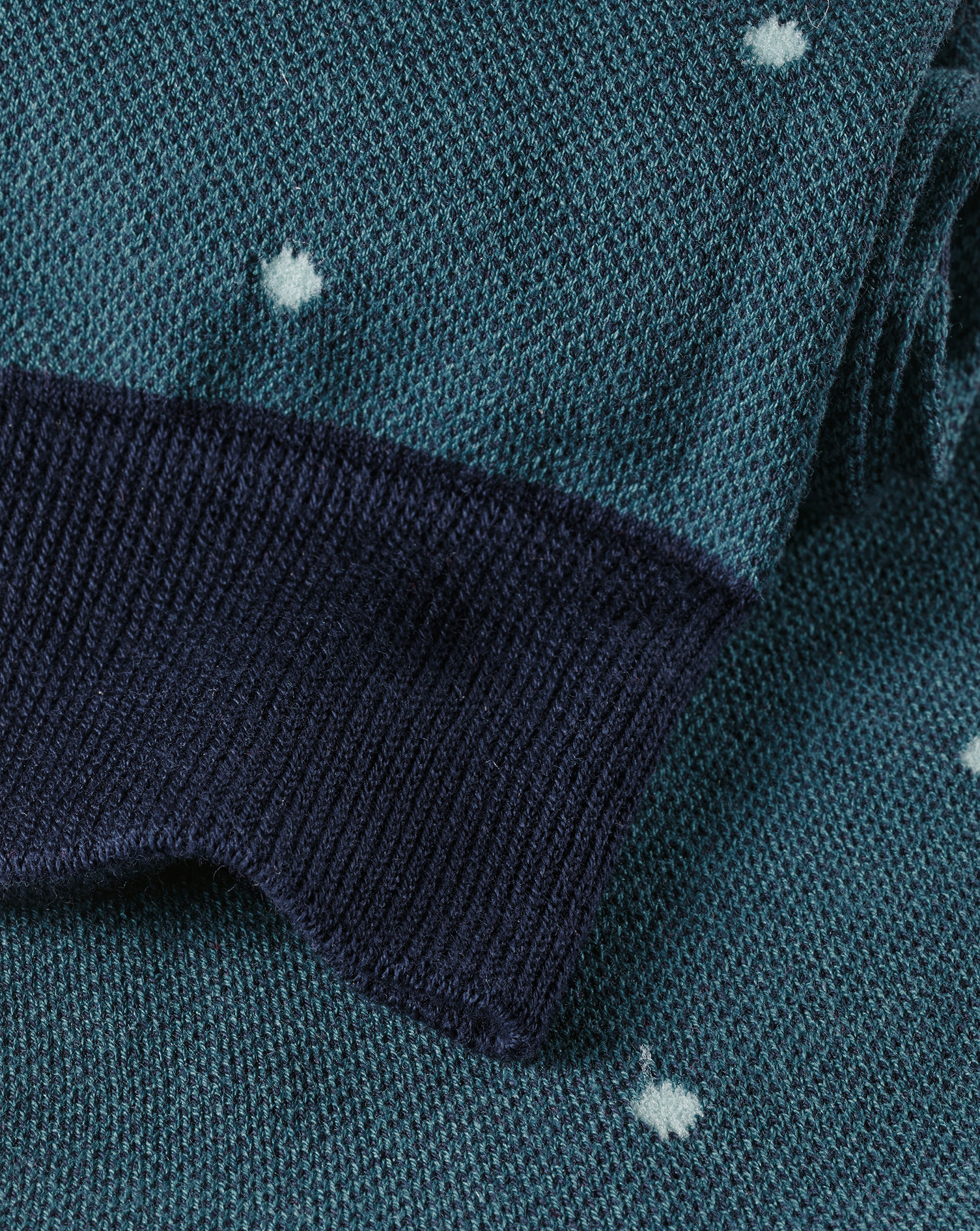 Spot Socks - Teal Green