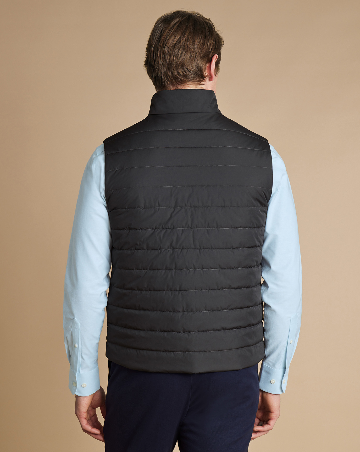 Lightweight Quilted Gilet  - Dark Grey