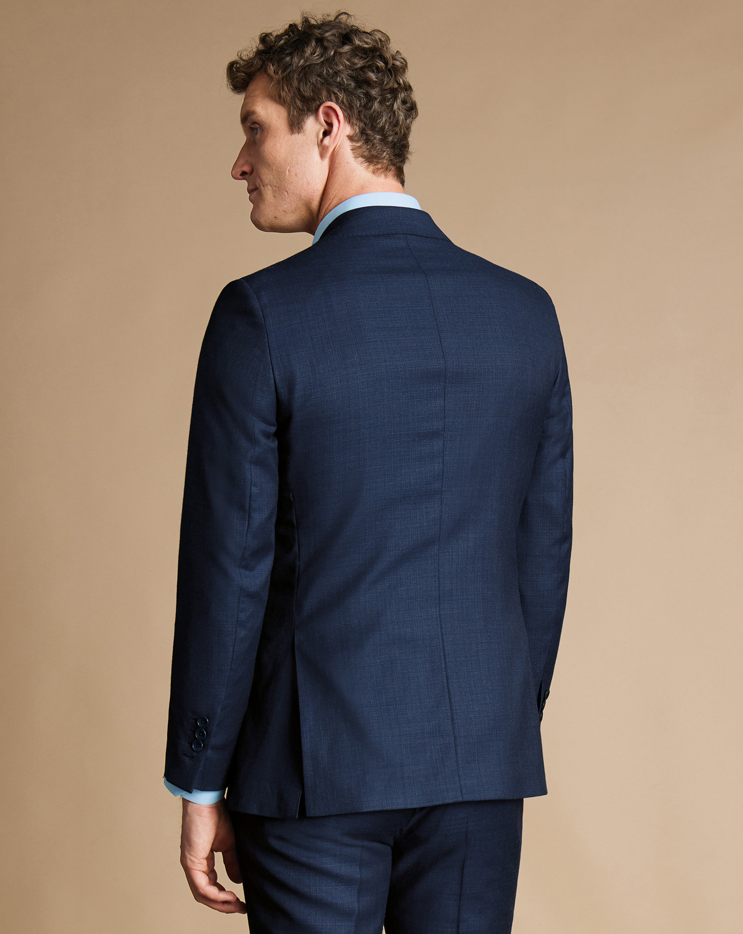 Italian Luxury Suit Jacket  - French Blue