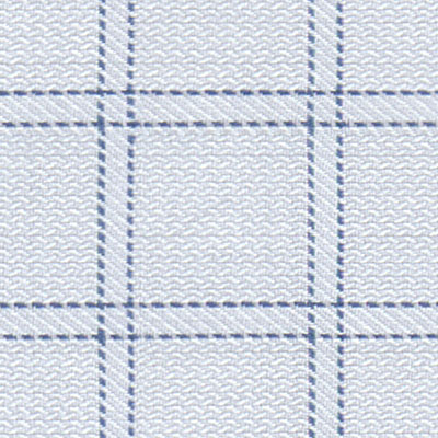 Non-Iron Mayfair Weave Check - Silver Grey