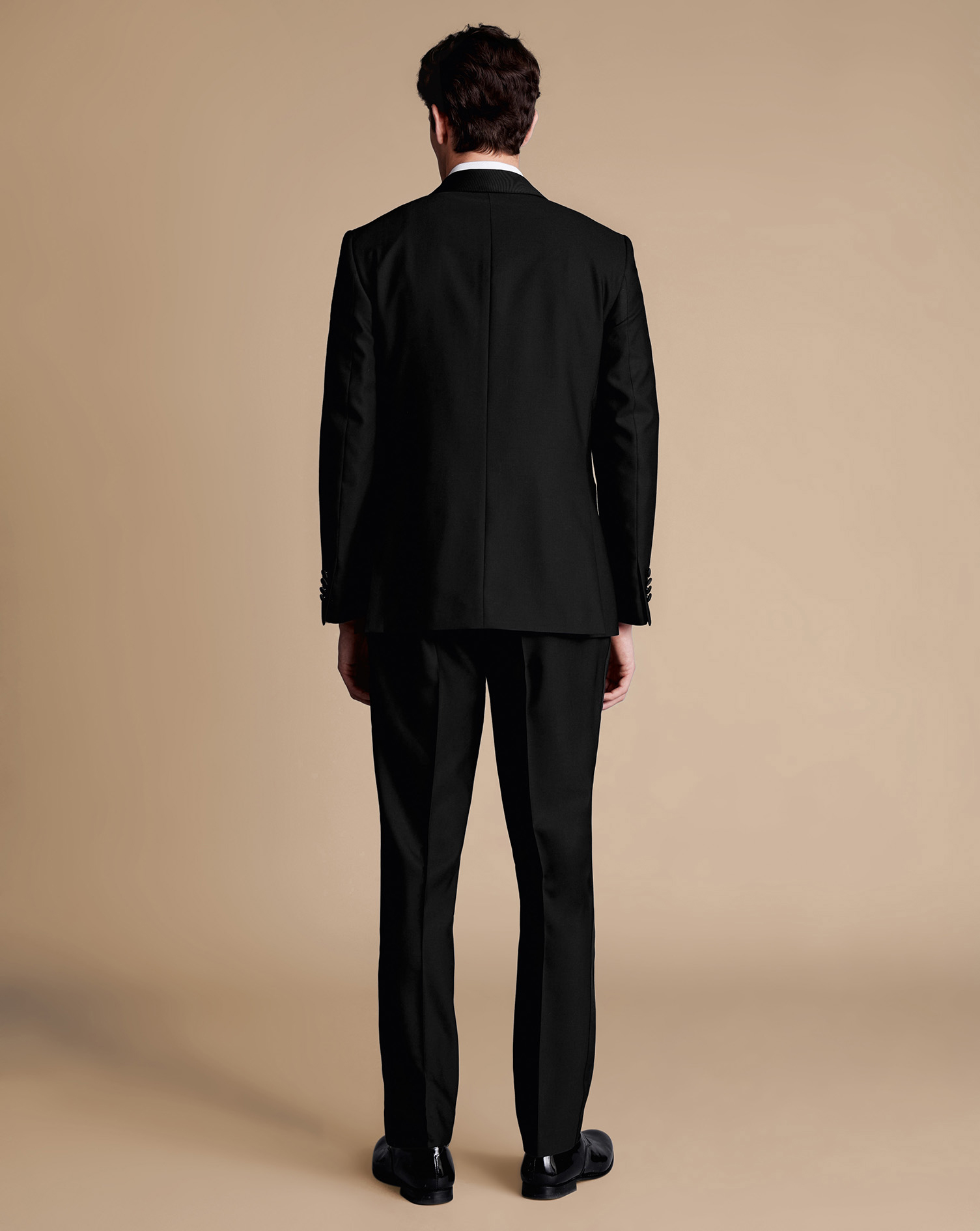 Shawl Lapel Tuxedo Dinner Suit – Black