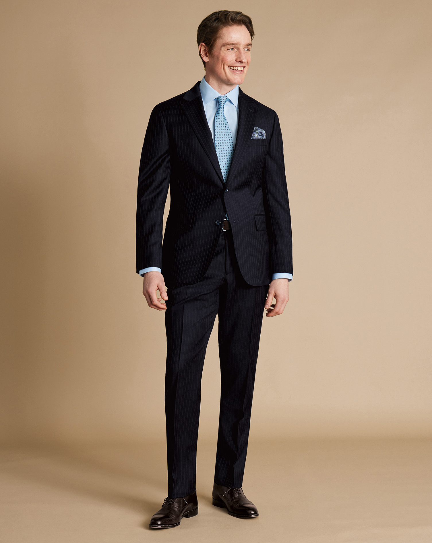 Stripe Suit - French Navy